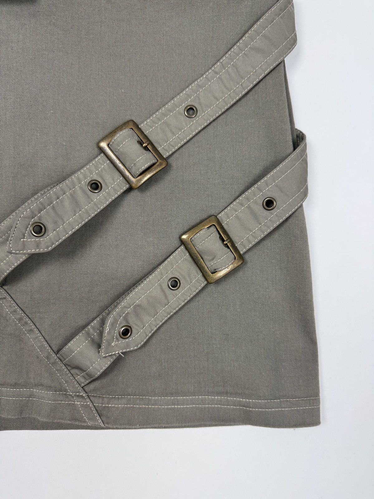 Vintage Y2K Vintage Nana Baila Paris Military Bondage Mini Skirt Size 30" / US 8 / IT 44 - 6 Thumbnail