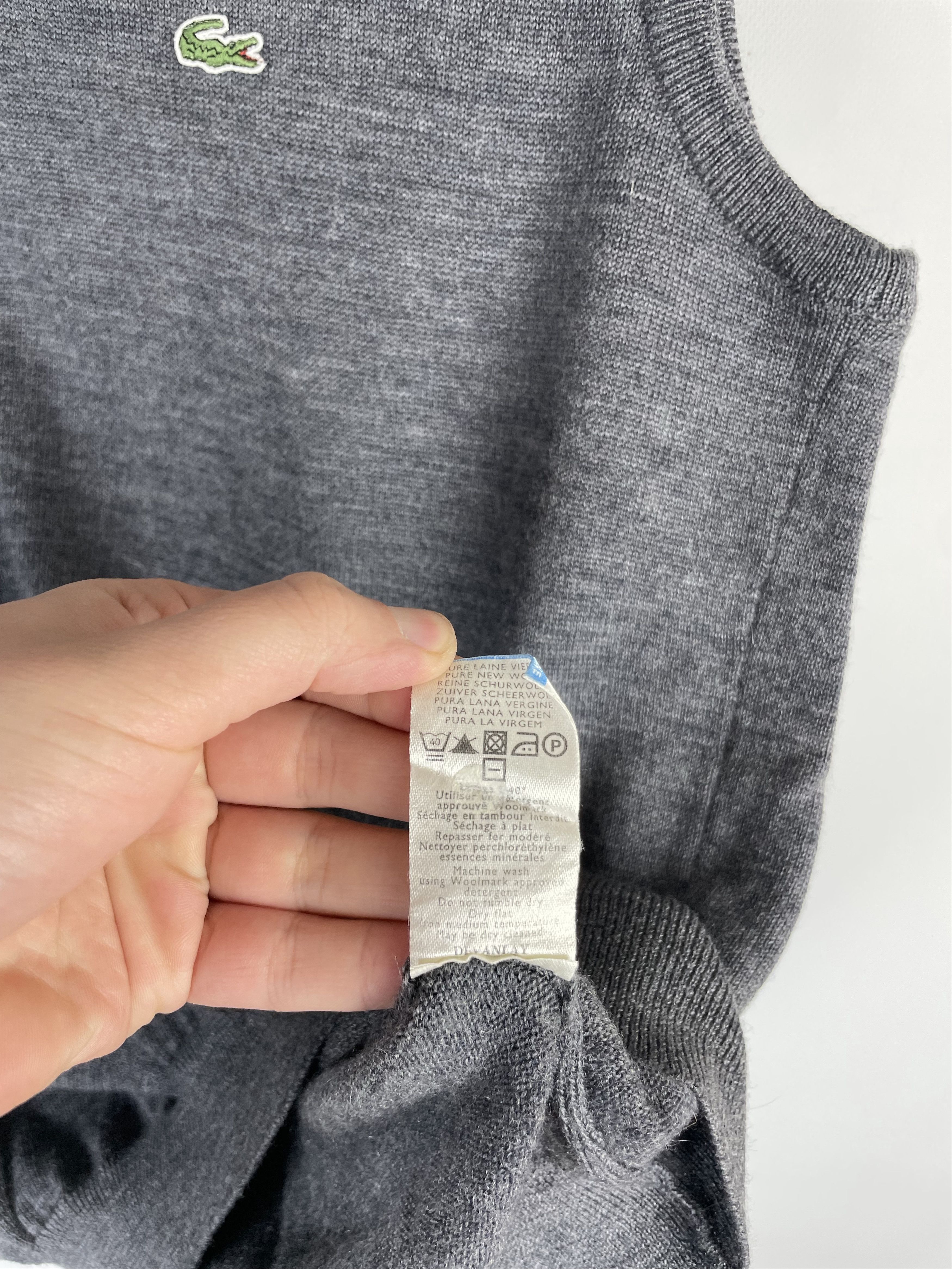 Lacoste Vintage Lacoste vest knit 90s Size US L / EU 52-54 / 3 - 7 Thumbnail