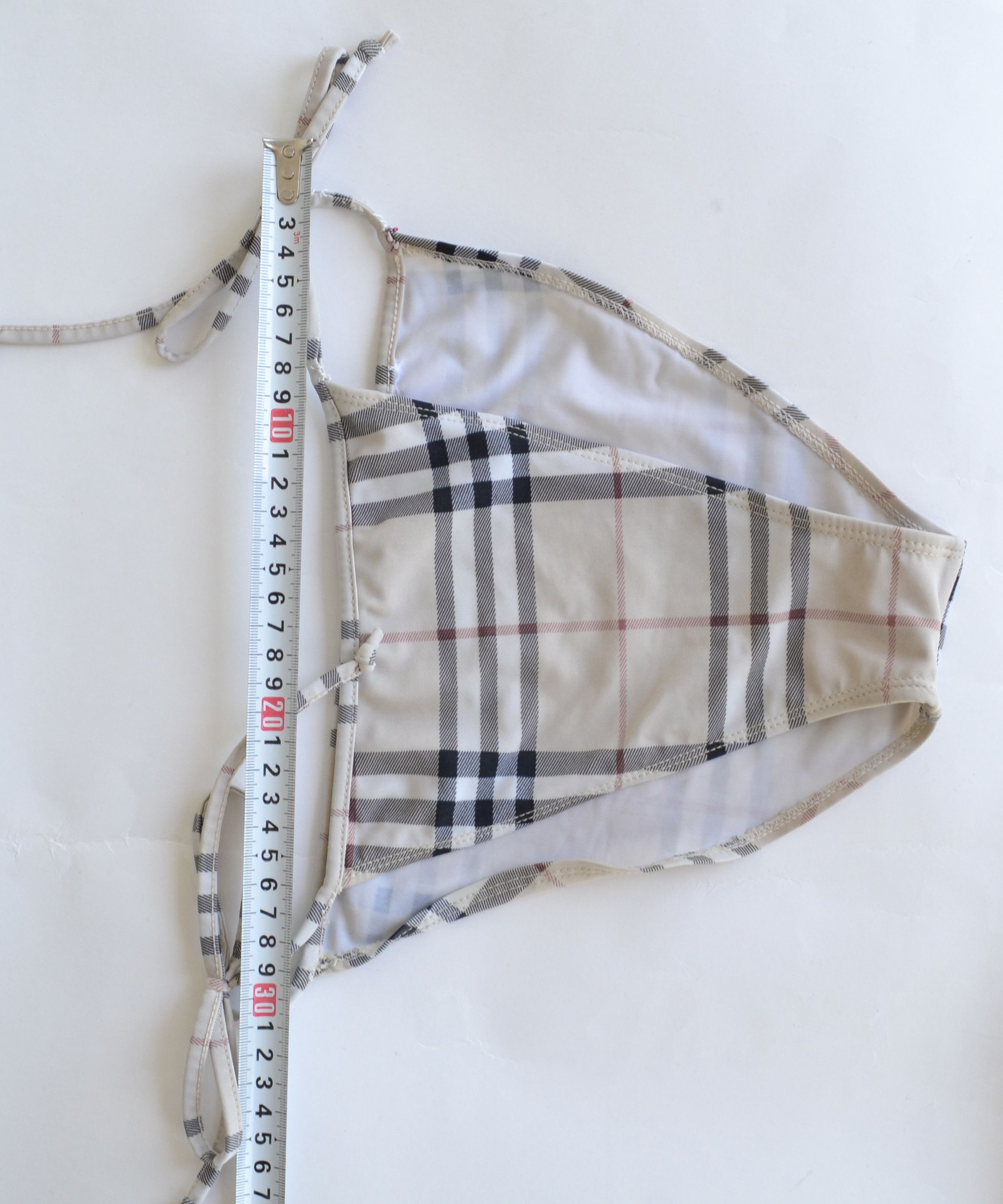 Burberry BURBERRY Suit Bra Bikini Top Check Vintage Swim Beachwear Size ONE SIZE - 9 Thumbnail