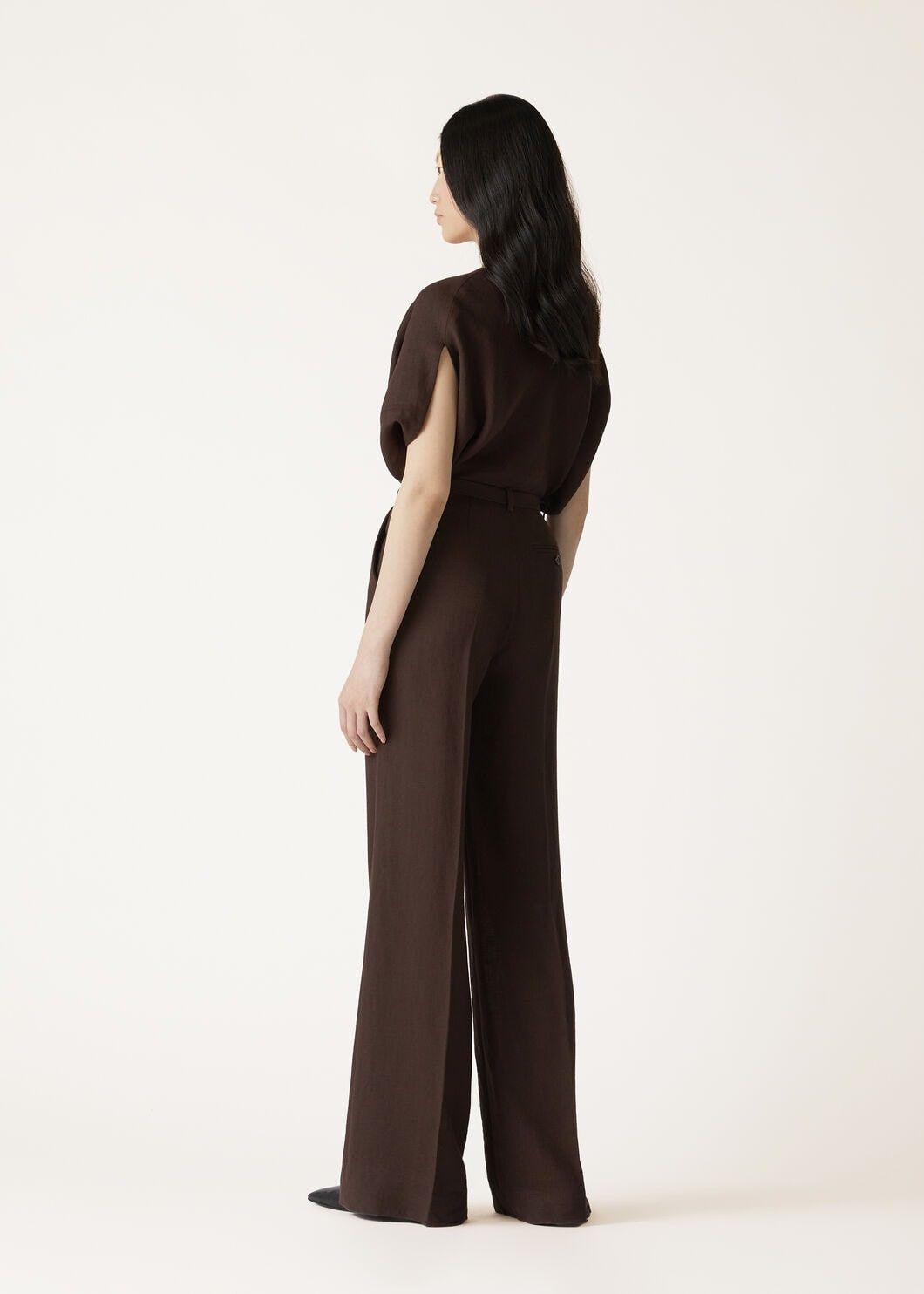Loro Piana o1srvl11e0825 FAO4160 Emmit Pant in Dark Brown Size 26" / US 2 / IT 38 - 5 Thumbnail