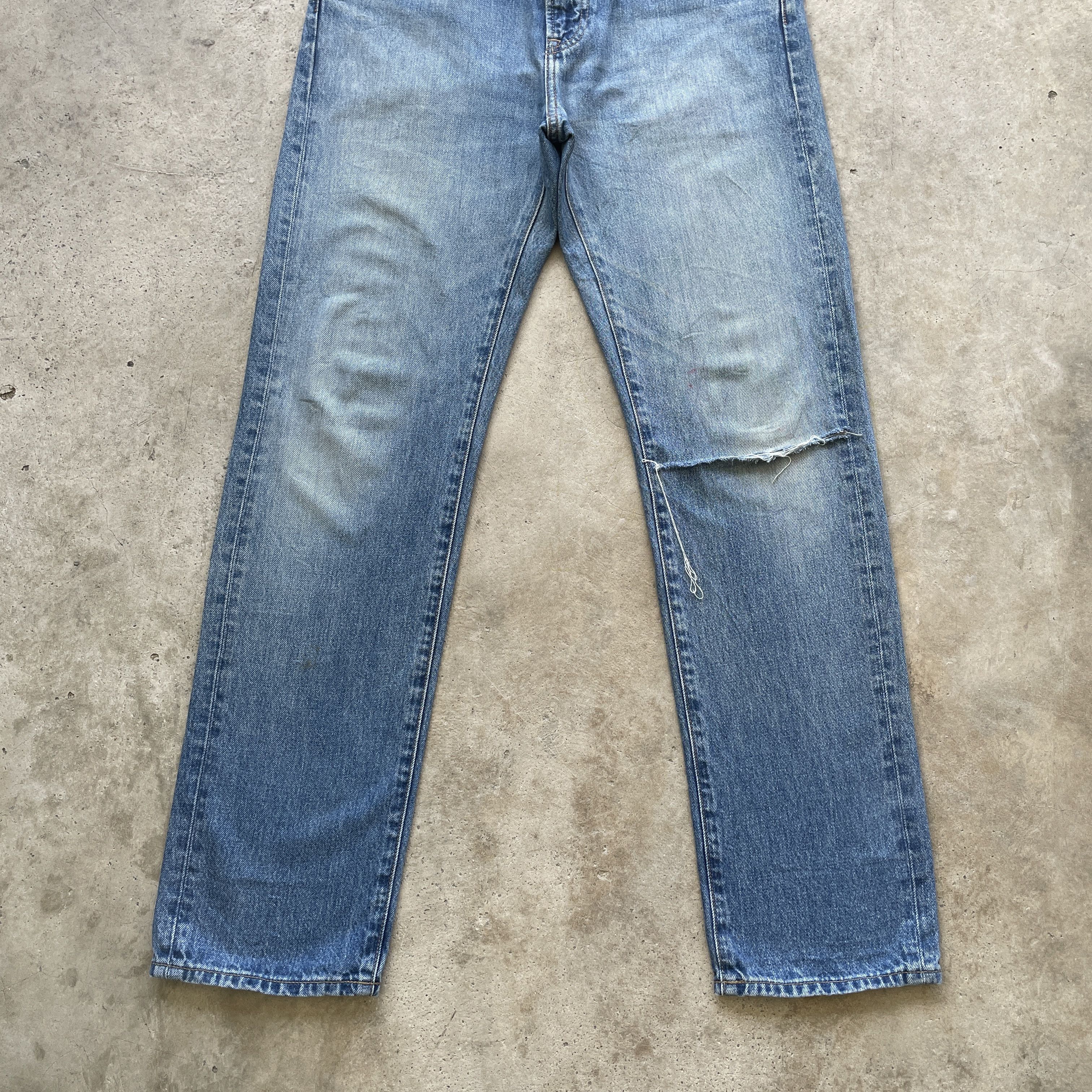 Japanese Brand VINTAGE JAPANESE RIPPED JEANS DISTRESSED PANTS FADED W31 Size US 31 - 4 Thumbnail
