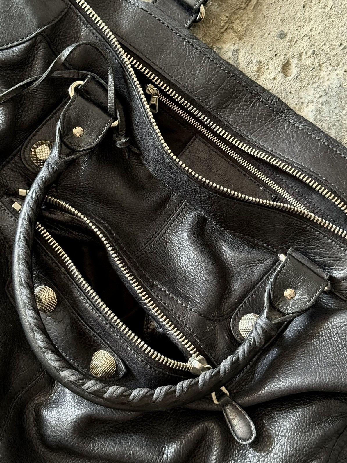 Balenciaga RARE Balenciaga - 2000’s - XL Le City - Lambskin Work Bag Size ONE SIZE - 16 Thumbnail