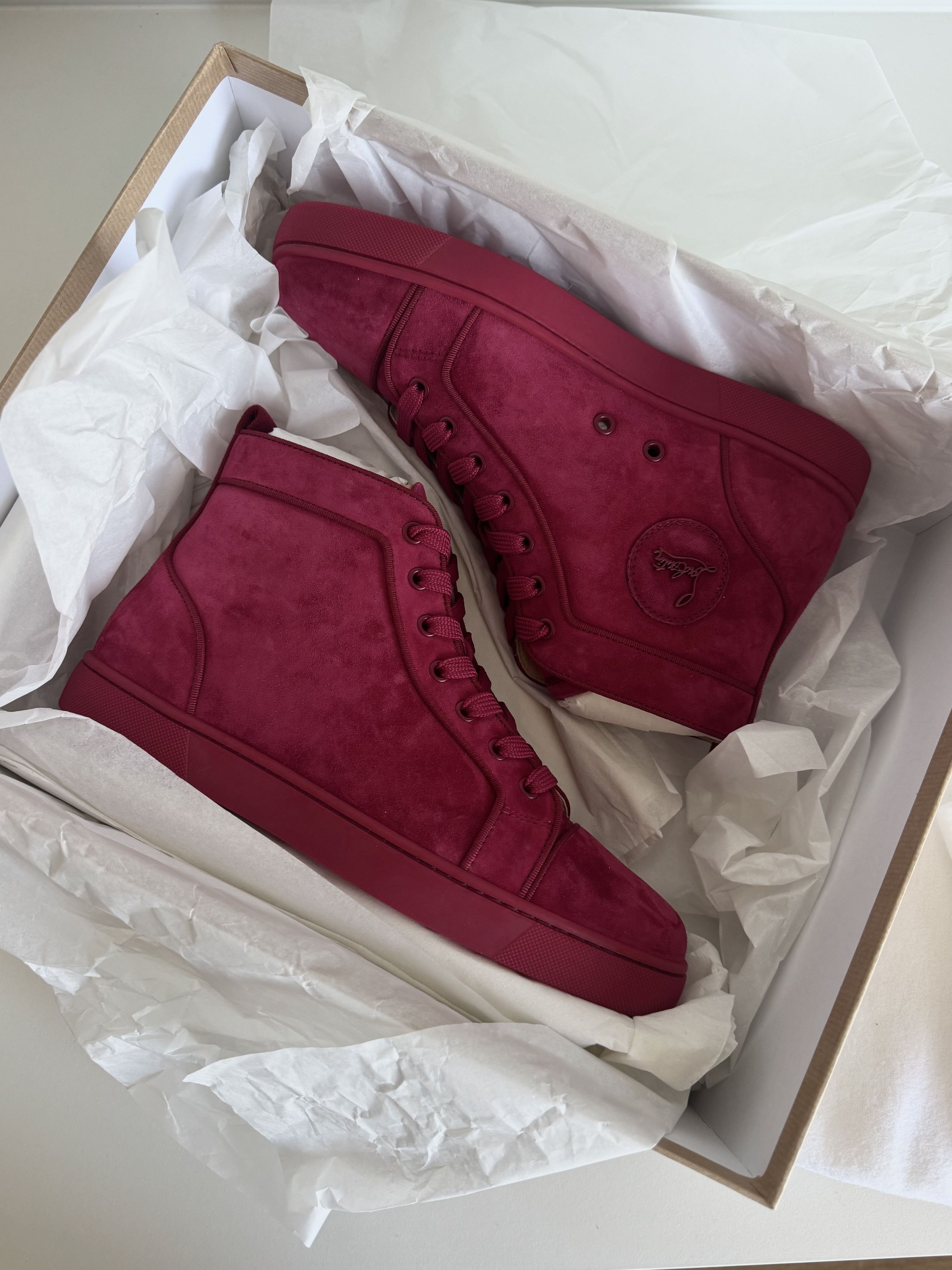 Christian Louboutin Louboutin High | Cherry color | Size 41 | Brand new Size US 8 / EU 41 - 2 Thumbnail