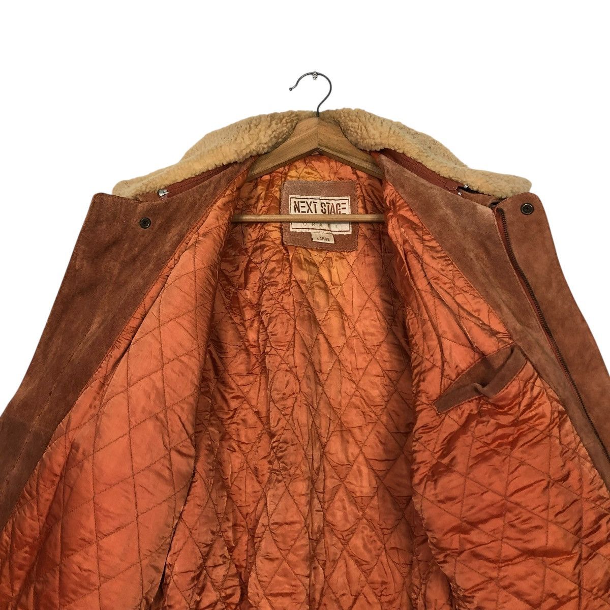 Japanese Brand 🔥VINTAGE LEATHER JACKET SUN FADED NEXT STAGE ISSEY MIYAKE Size US L / EU 52-54 / 3 - 17 Thumbnail