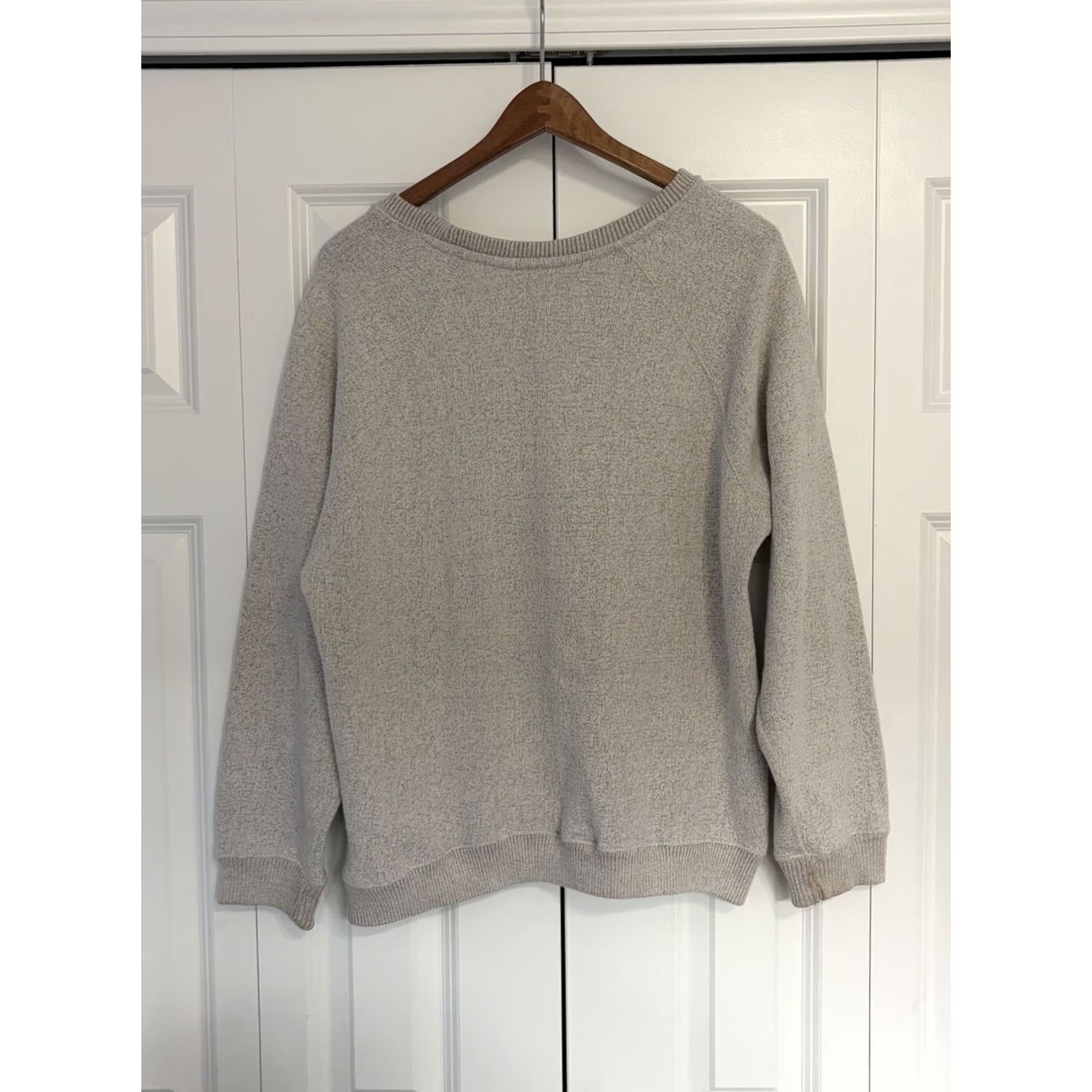 Vintage Womens San Antonio Texas Long Sleeve Pullover Sweatshirt M White Crew Neck Cotton Blend Casual City Theme Regular Fit Size M / US 6-8 / IT 42-44 - 5 Thumbnail