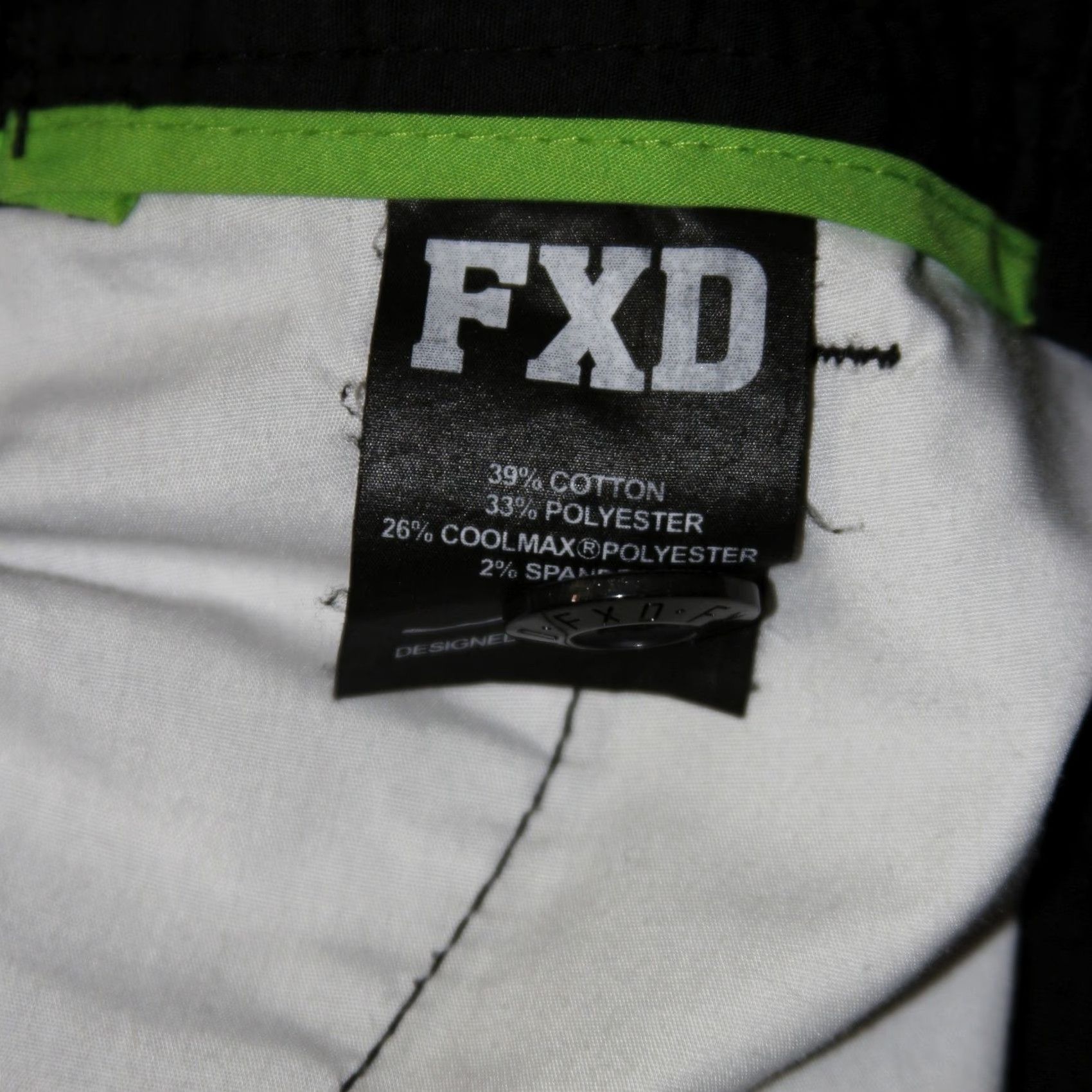 Vintage FXD Cargo Work Pants Mens 32x30 Black Size US 32 / EU 48 - 6 Thumbnail
