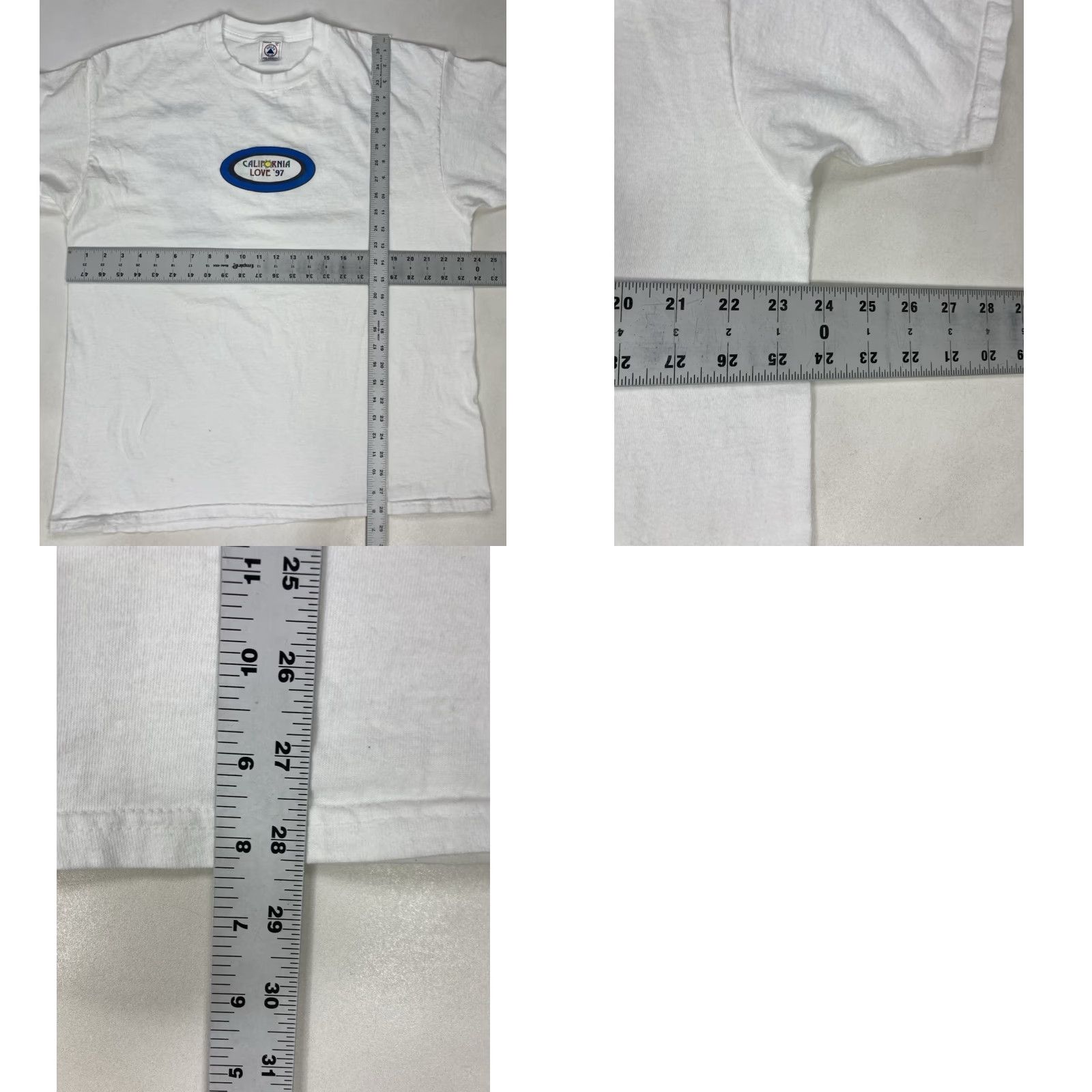 Delta VINTAGE California Love 97 Graphic T-shirt Men XL Class Of 1997 White 90s Size US XL / EU 56 / 4 - 8 Thumbnail