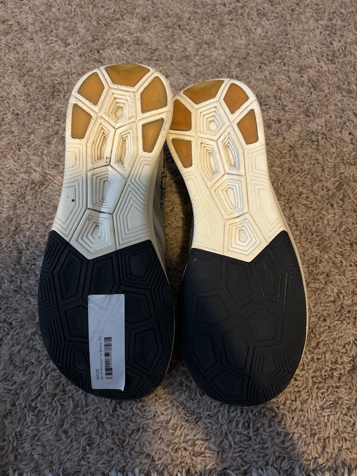 Nike × Off-White The 10 off white Nike zoom fly Size US 10.5 / EU 43-44 - 5 Thumbnail