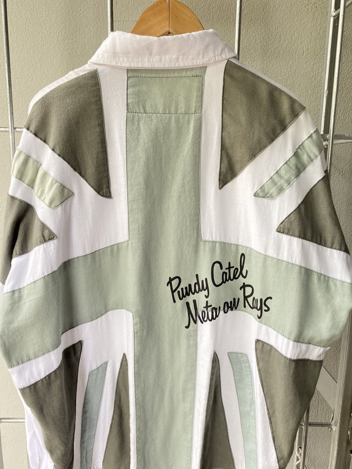Designer × Japanese Brand Maison Gilfy punk Union Jack patch shirt Size L / US 10 / IT 46 - 8 Thumbnail