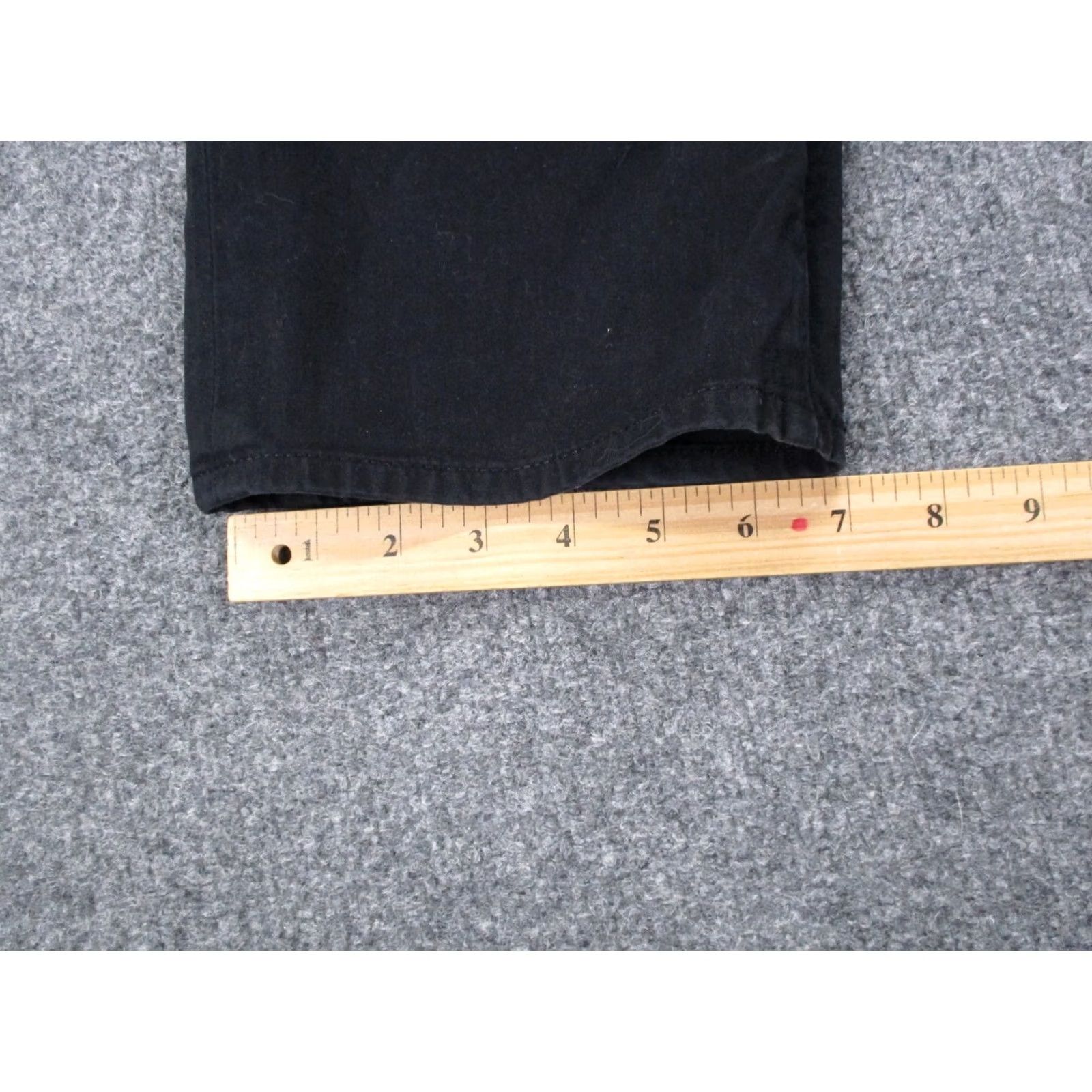 Denime AG Adriano Goldschmied Jeans Men 33 X 32 Black Denim The Graduate Tailored Leg Jeans Size US 34 / EU 50 - 5 Thumbnail
