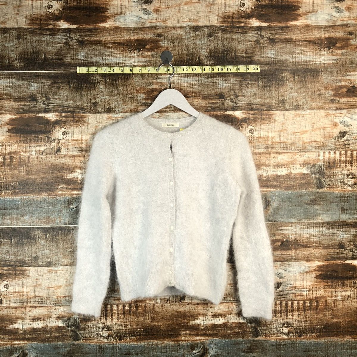 Homespun Knitwear × Japanese Brand Ballsey Grey Cardigans Knitwear #A1321 Size XS / US 0-2 / IT 36-38 - 1 Thumbnail