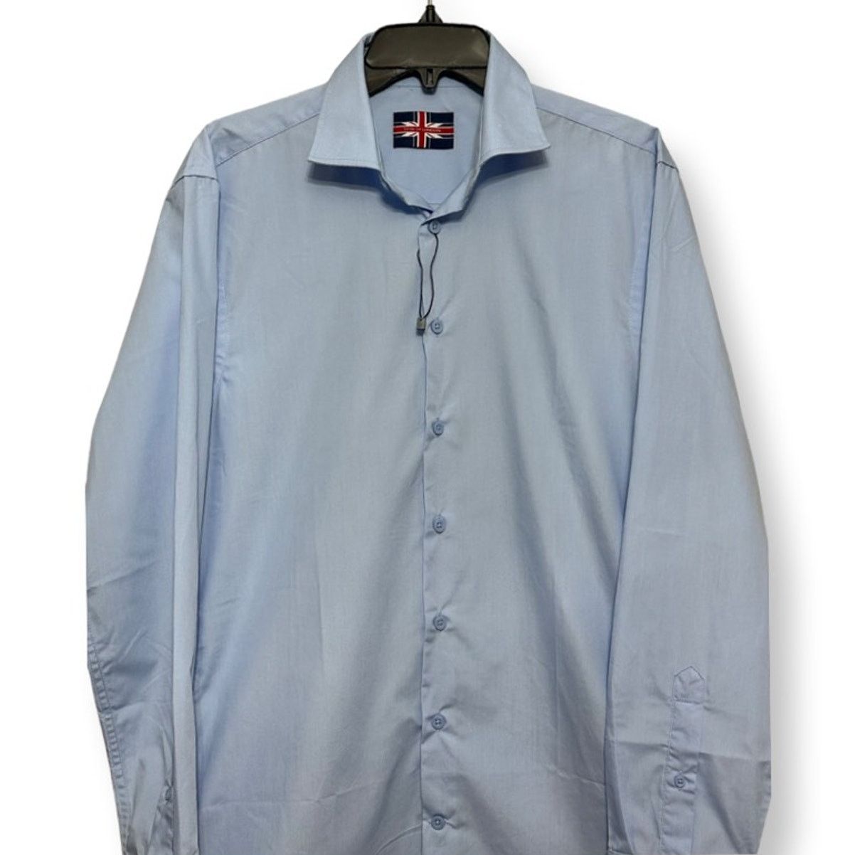 Other Soul Of London Dress Shirt Button Collared Breathable Blue M Size US M / EU 48-50 / 2 - 2 Thumbnail
