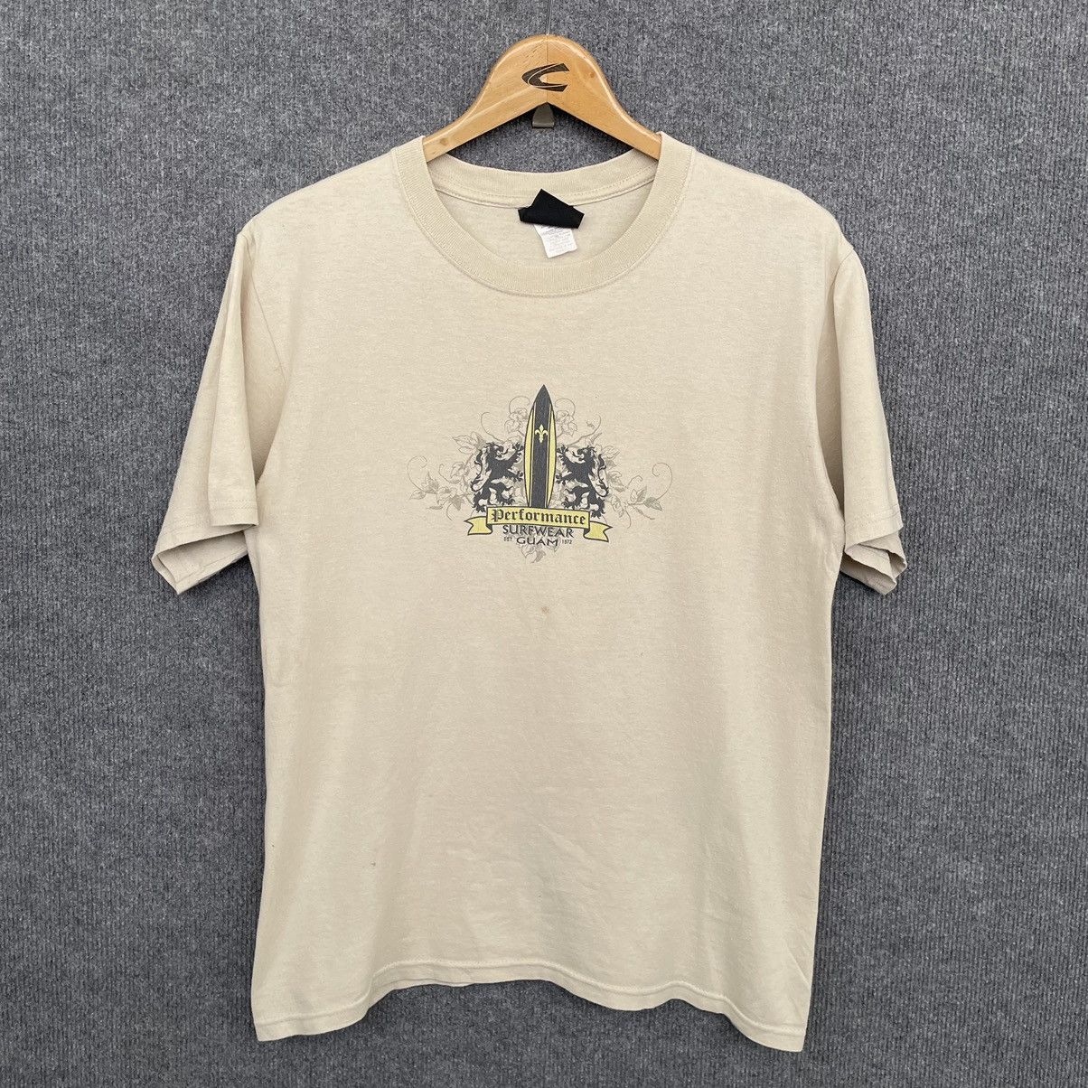 Vintage Vintage 1990s Performance Surfwear T Shirt Size US S / EU 44-46 / 1 - 1 Thumbnail