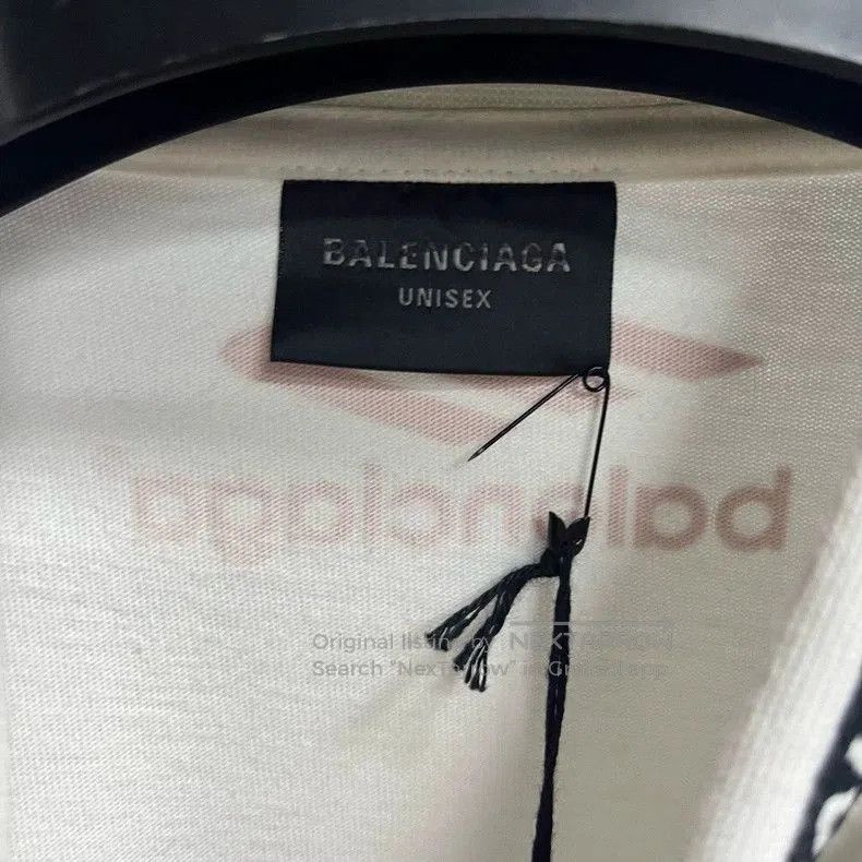 Balenciaga Balenciaga White Logo Print Casual T-Shirt. Size US S / EU 44-46 / 1 - 4 Thumbnail