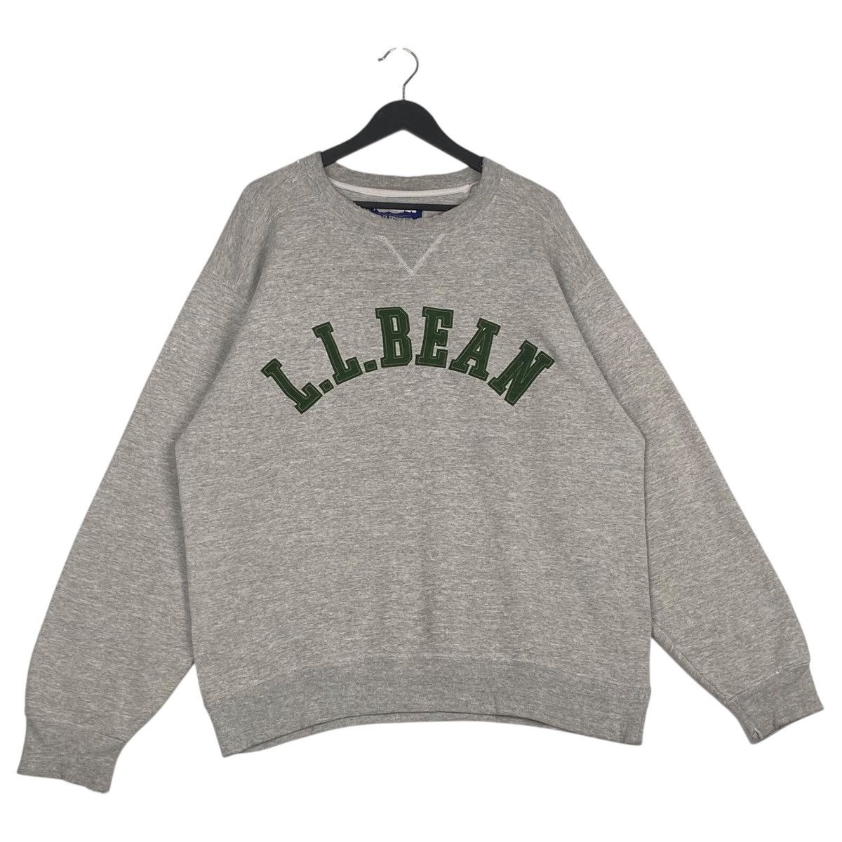 L.L. Bean × Vintage Vintage L.L Bean Big Logo Crewneck Sweatshirt Gray Size US M / EU 48-50 / 2 - 3 Thumbnail