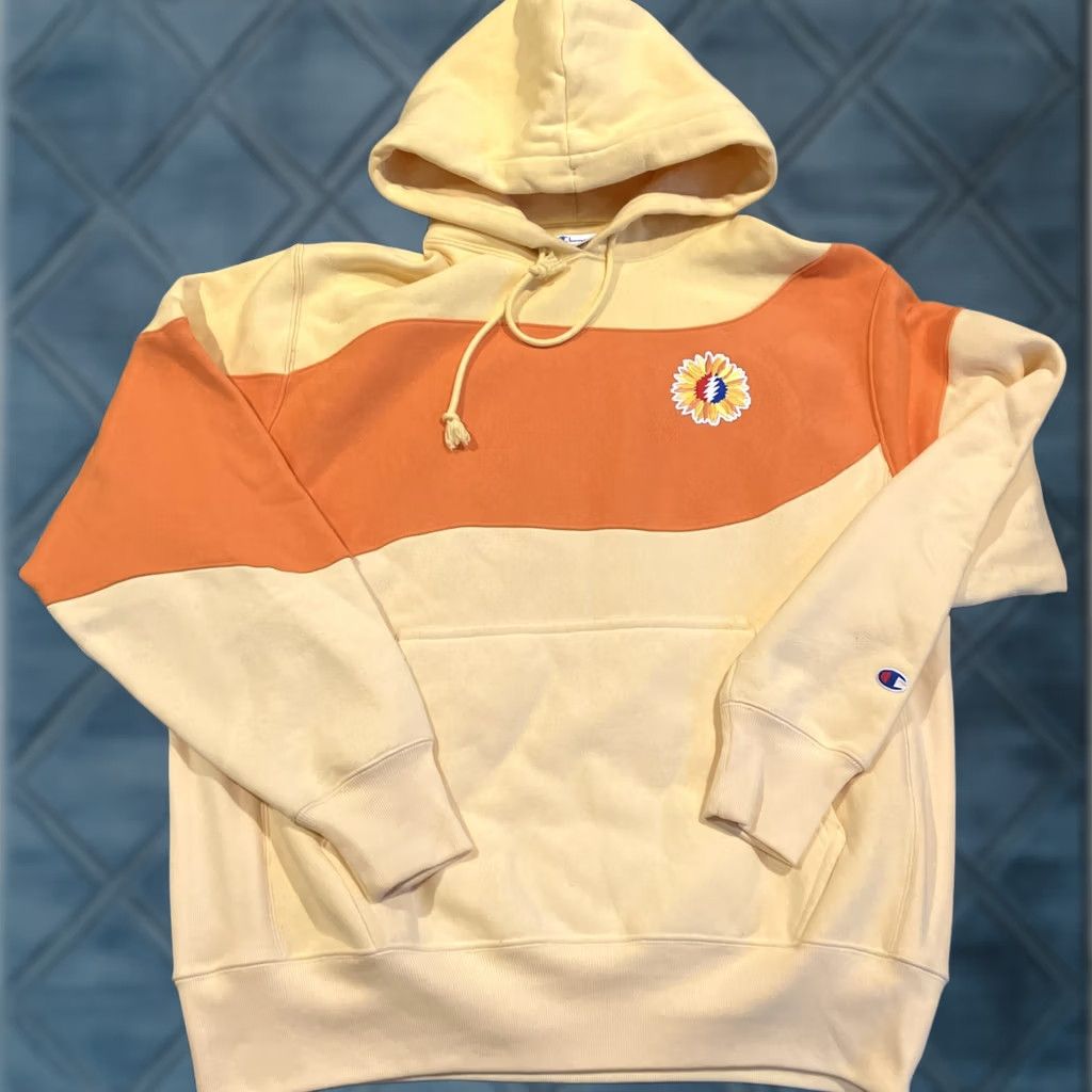 Champion CUSTOM CHAMPION REVERSE WEAVE Grateful Dead Pullover Hoodie L Men Multicolor Size US L / EU 52-54 / 3 - 1 Thumbnail