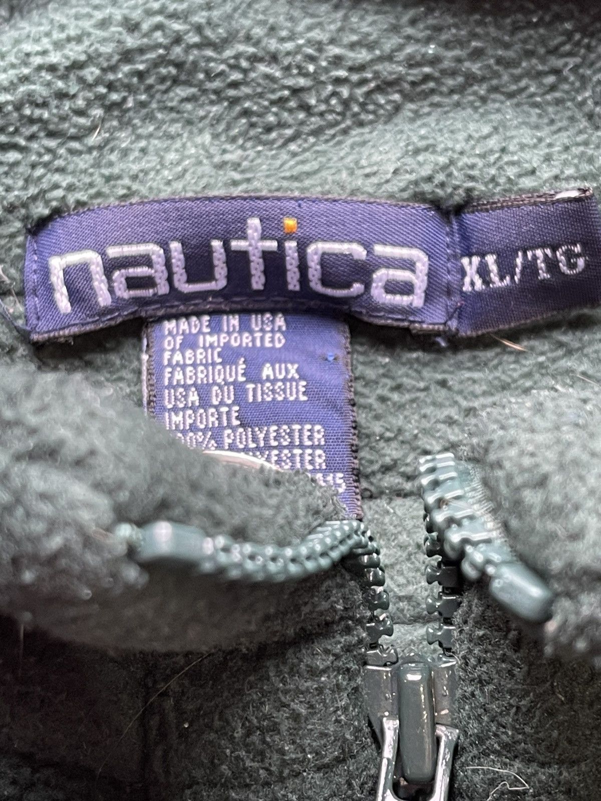 Nautica Vintage 90s Nautica Made In USA Fleece Size US XL / EU 56 / 4 - 2 Thumbnail