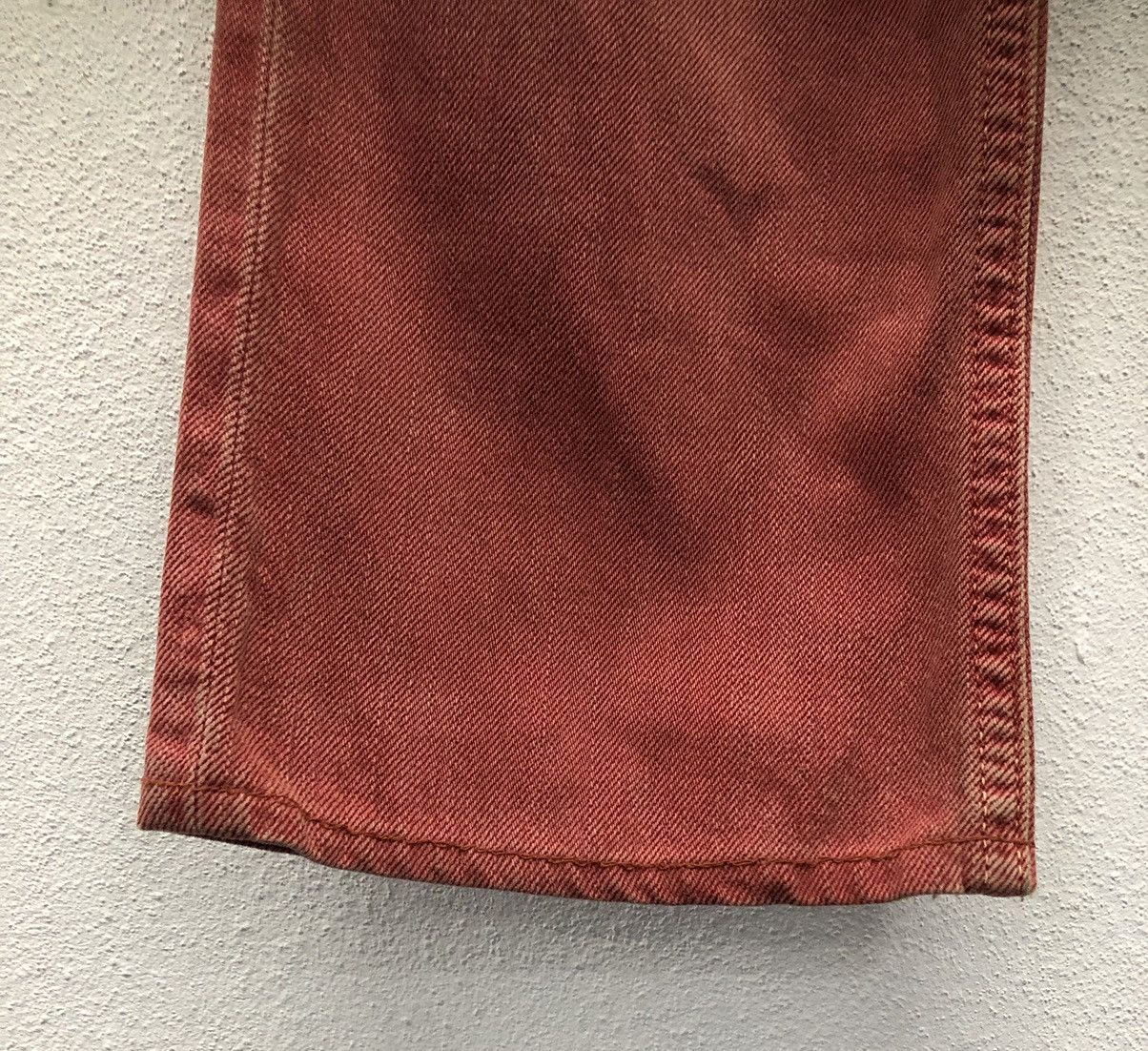 Ralph Lauren × Vintage Ralph Lauren Red Denim Jeans Made in Mexico Size 67/93 Size US 32 / EU 48 - 11 Thumbnail