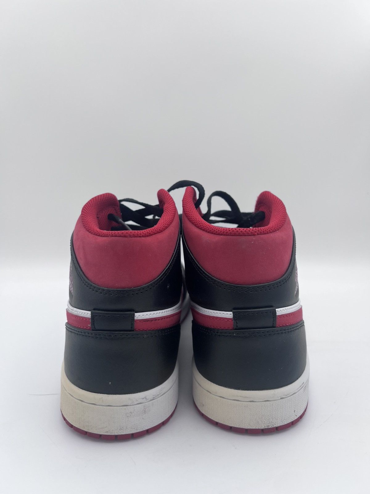 Nike Nike Mens Air Jordan 1 Mid 554724-122 White Basketball 9.5 Size US 9.5 / EU 42-43 - 4 Thumbnail