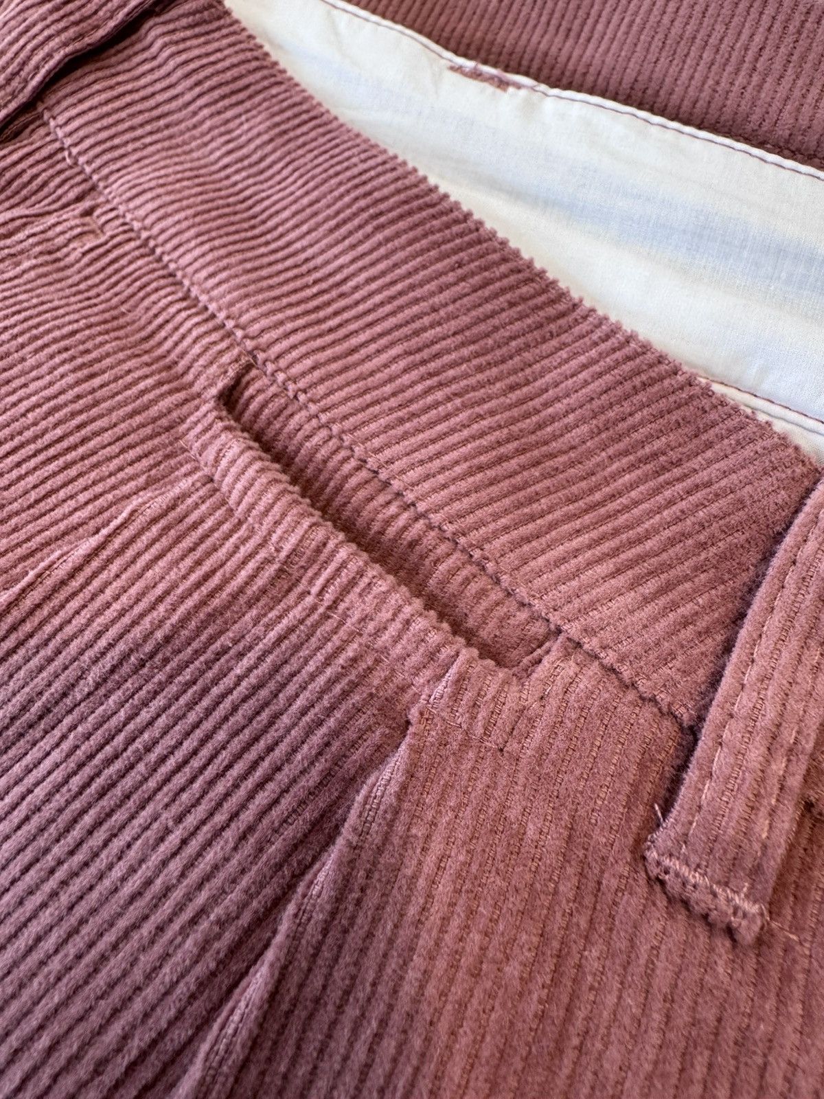 Manresa Manresa Pleated Corduroy Pants (Nantucket Red) Size US 34 / EU 50 - 4 Thumbnail