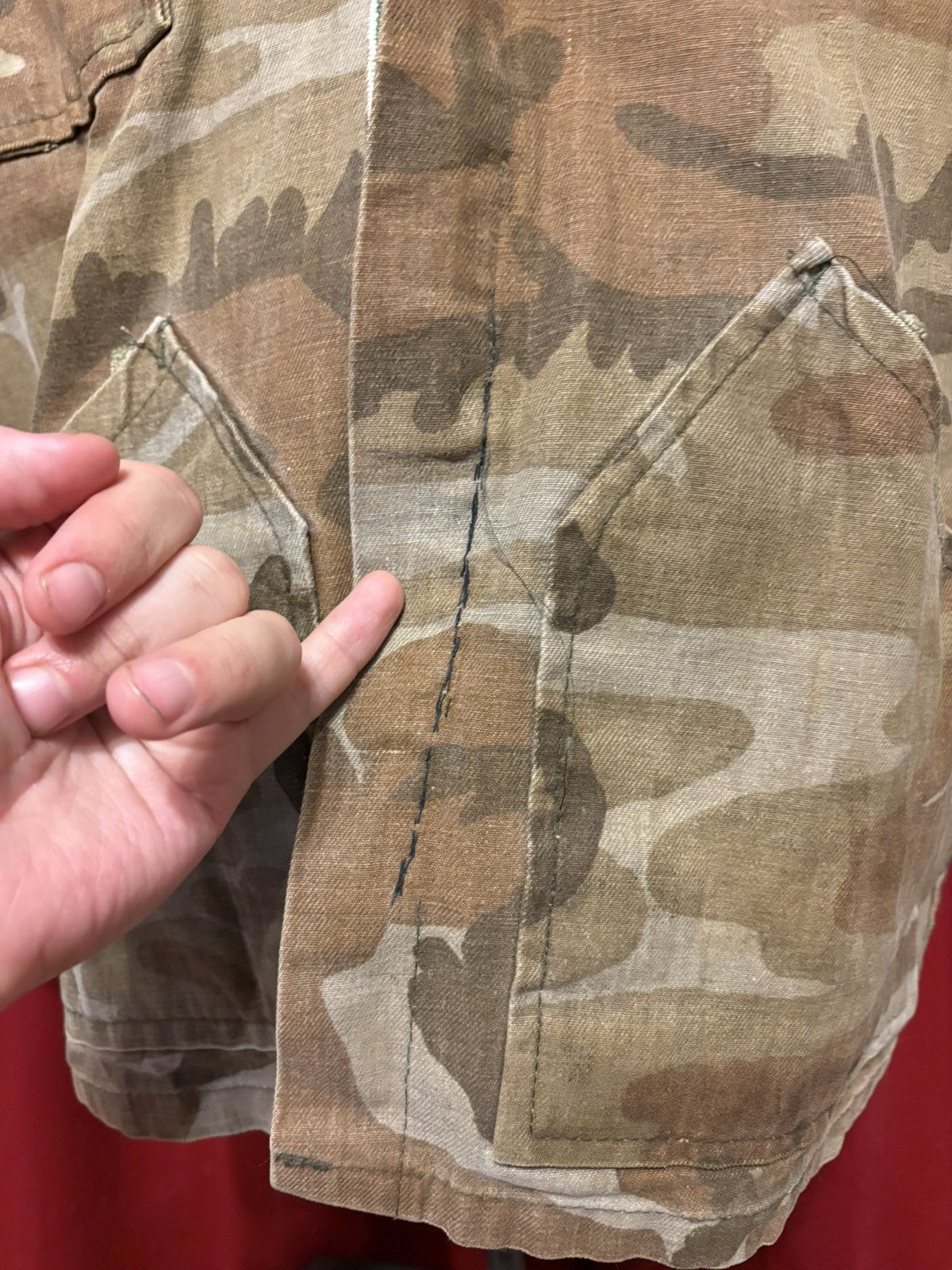 Vintage Vintage Green Brown Camo Jacket 70’s Reversible Size US M / EU 48-50 / 2 - 7 Thumbnail