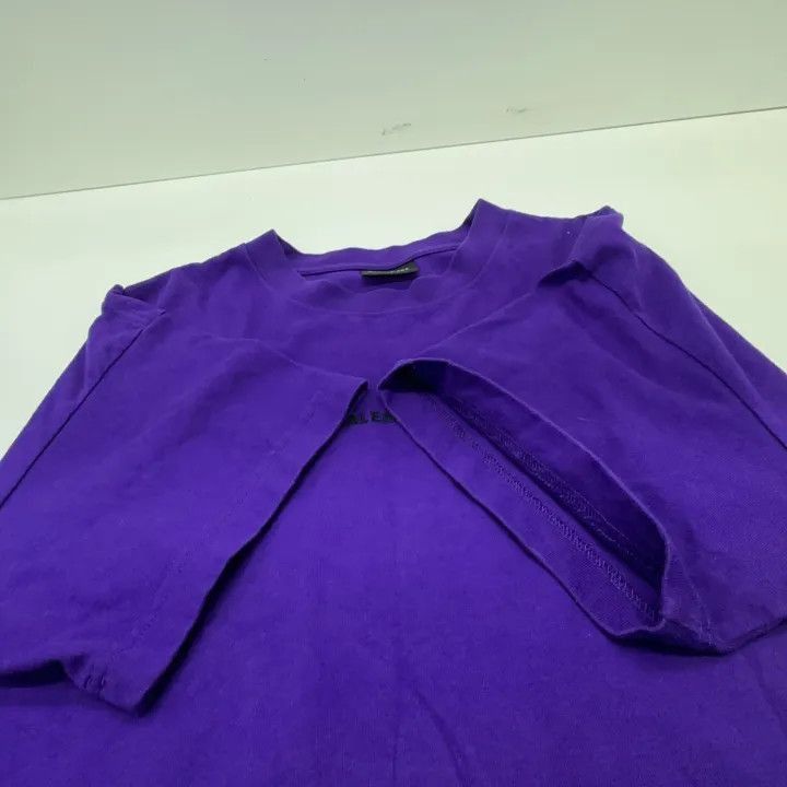 Balenciaga Balenciaga Logo T-Shirt in Purple for Women 0079-2507 Size L / US 10 / IT 46 - 8 Thumbnail