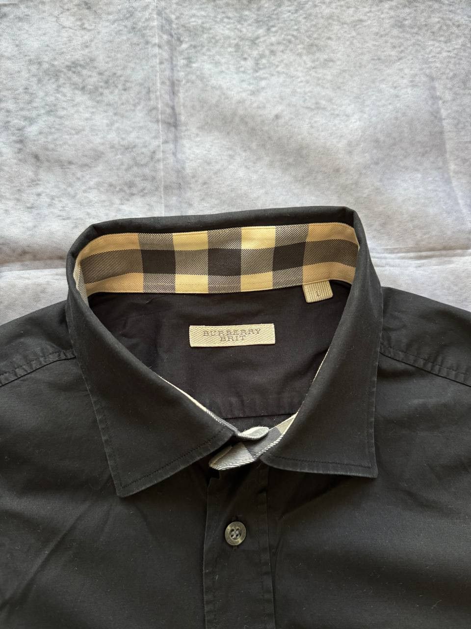 Burberry Black Mens Shirt Burberry Brit Size US L / EU 52-54 / 3 - 4 Thumbnail