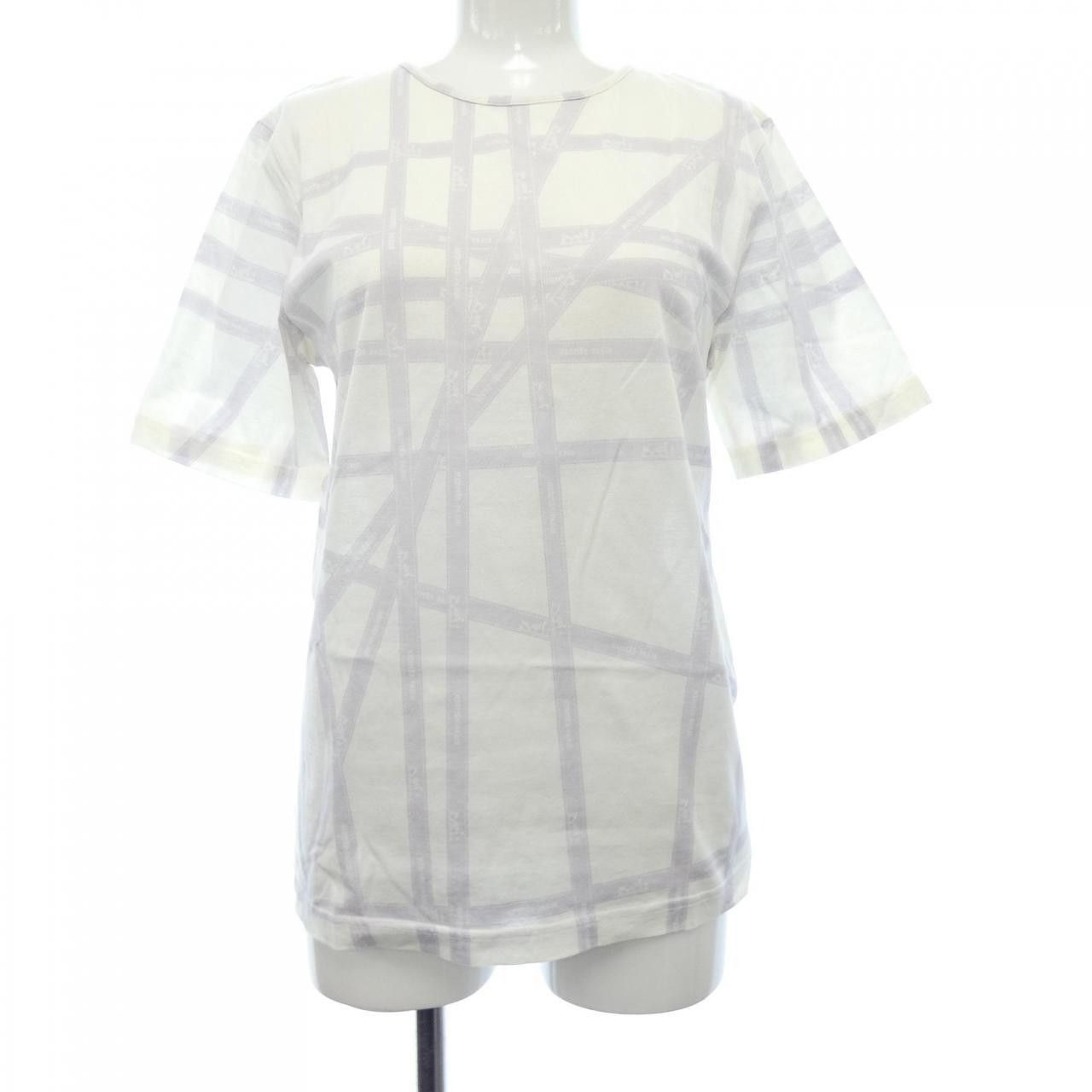 Hermes Hermes Hermes Cotton T shirt Textile T-Shirts DUTY FREE for USA Size ONE SIZE - 1 Thumbnail