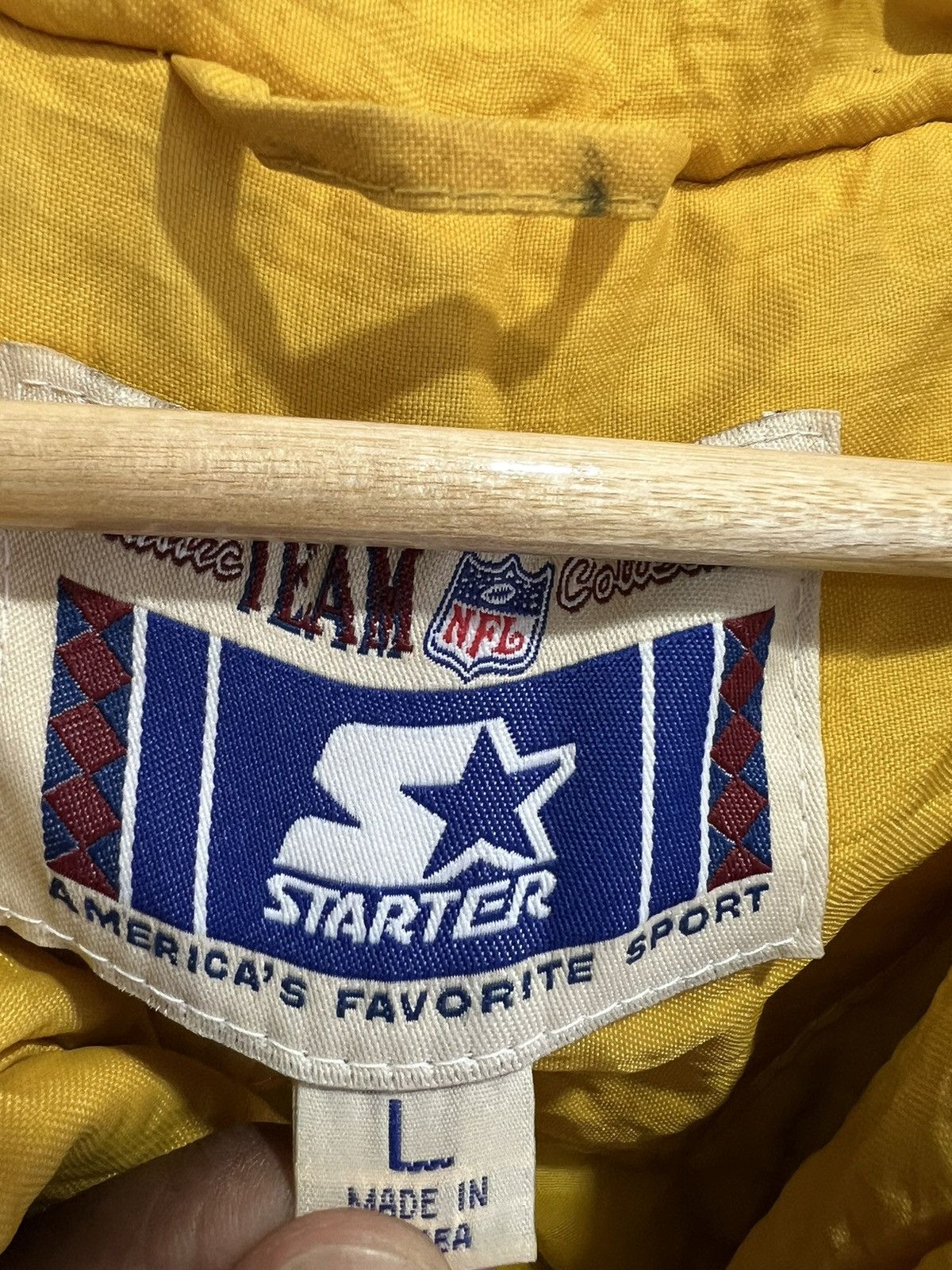 Starter Vintage 90s Pittsburgh Steelers Starter Jacket Zip Up Size US L / EU 52-54 / 3 - 5 Thumbnail