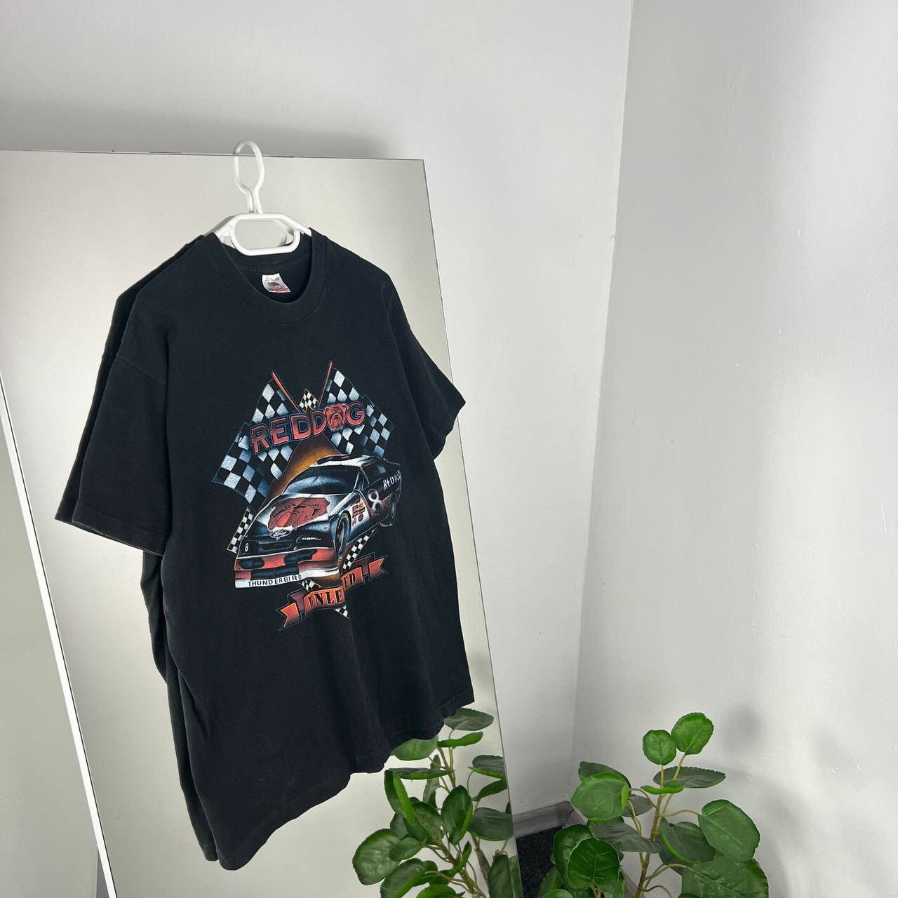 Vintage Vintage Racing Tee Red Dog Baddest In The Pit T-shirt Size US XL / EU 56 / 4 - 1 Thumbnail