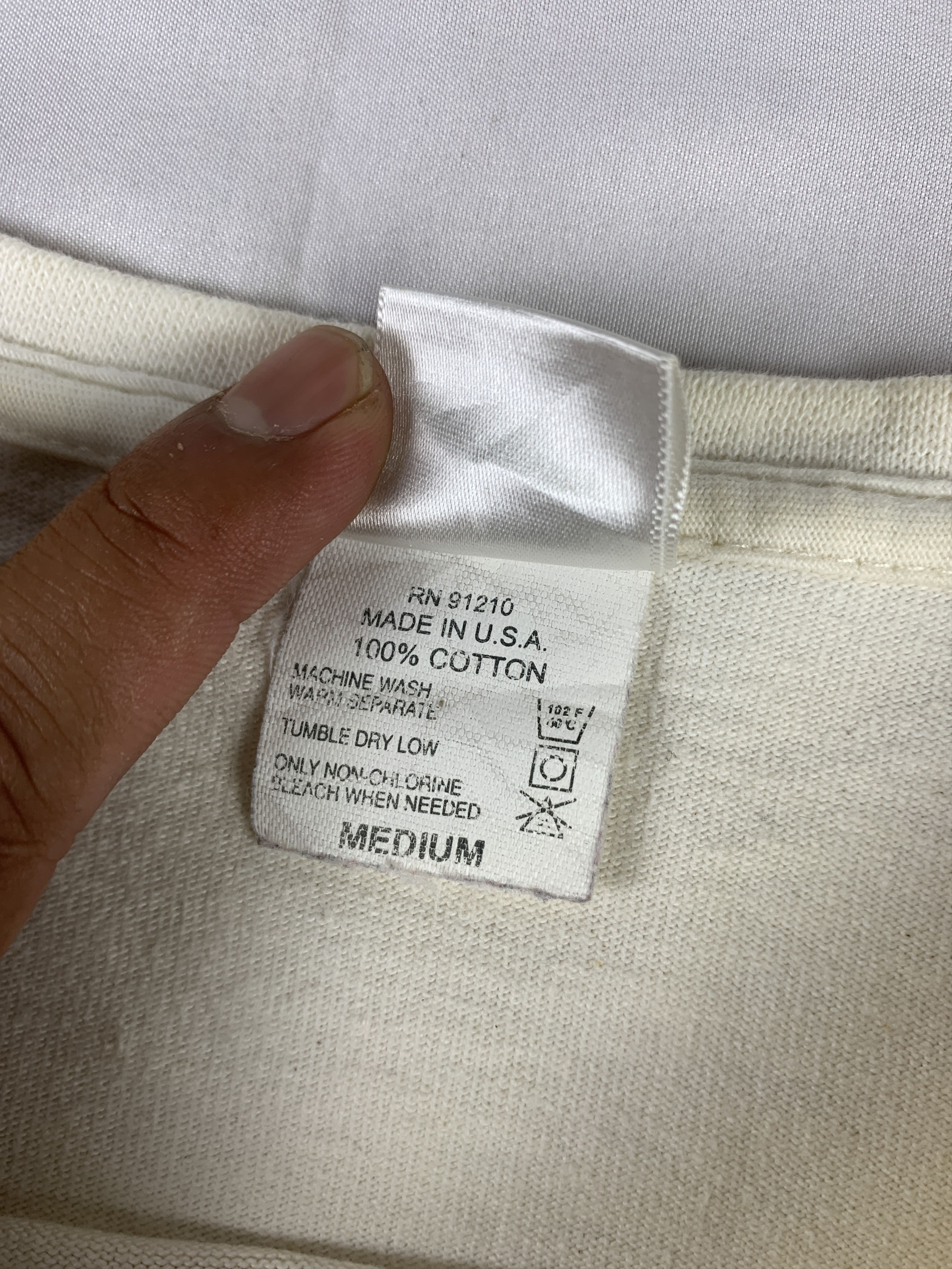 Camber 2000s Camber USA Off-white Blank Pocket Tee (M) Size US M / EU 48-50 / 2 - 7 Thumbnail