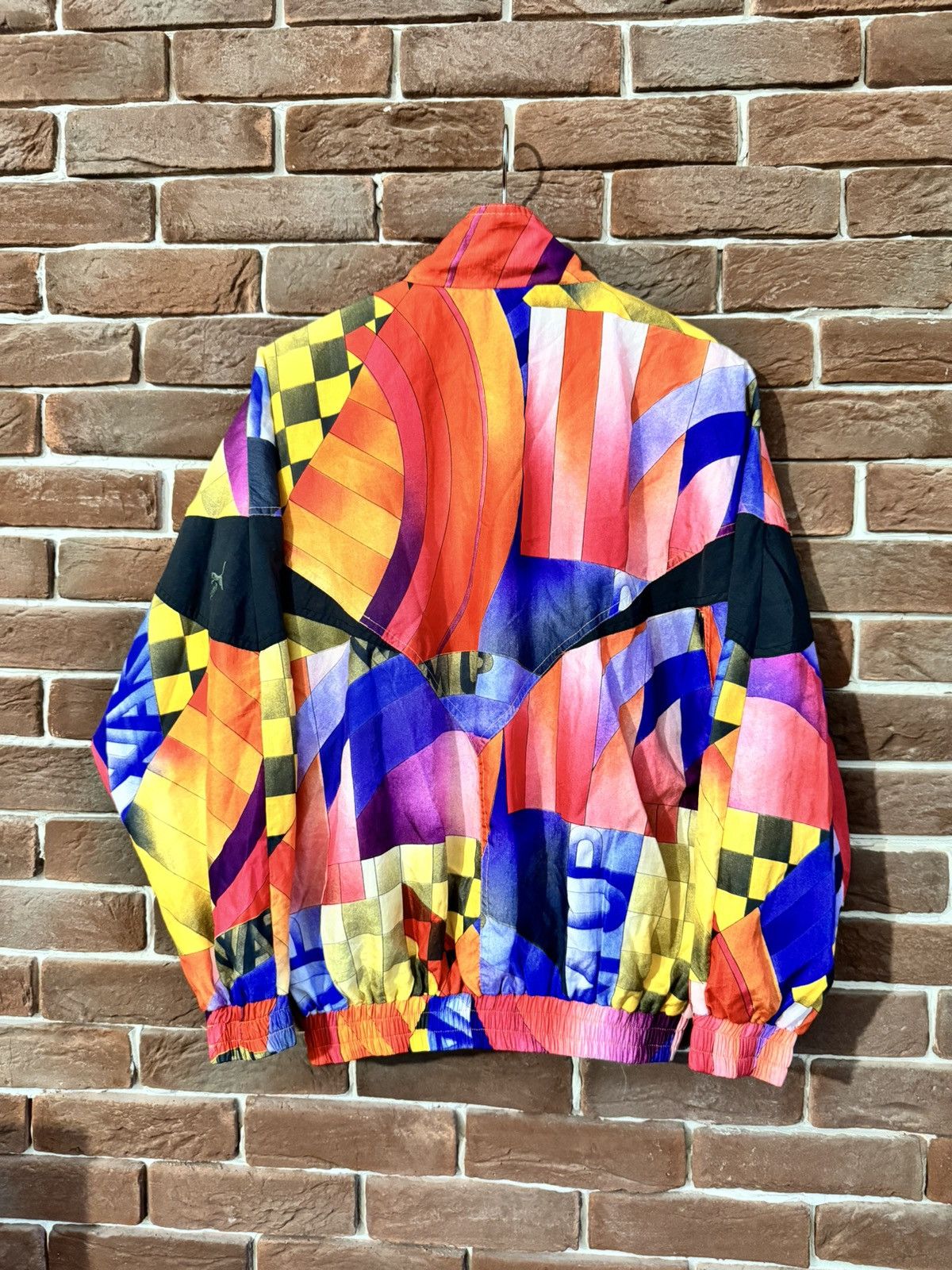 Reebok Puma Vintage 90s Funky Medium Track Top Jacket Streetwear Size US M / EU 48-50 / 2 - 2 Thumbnail