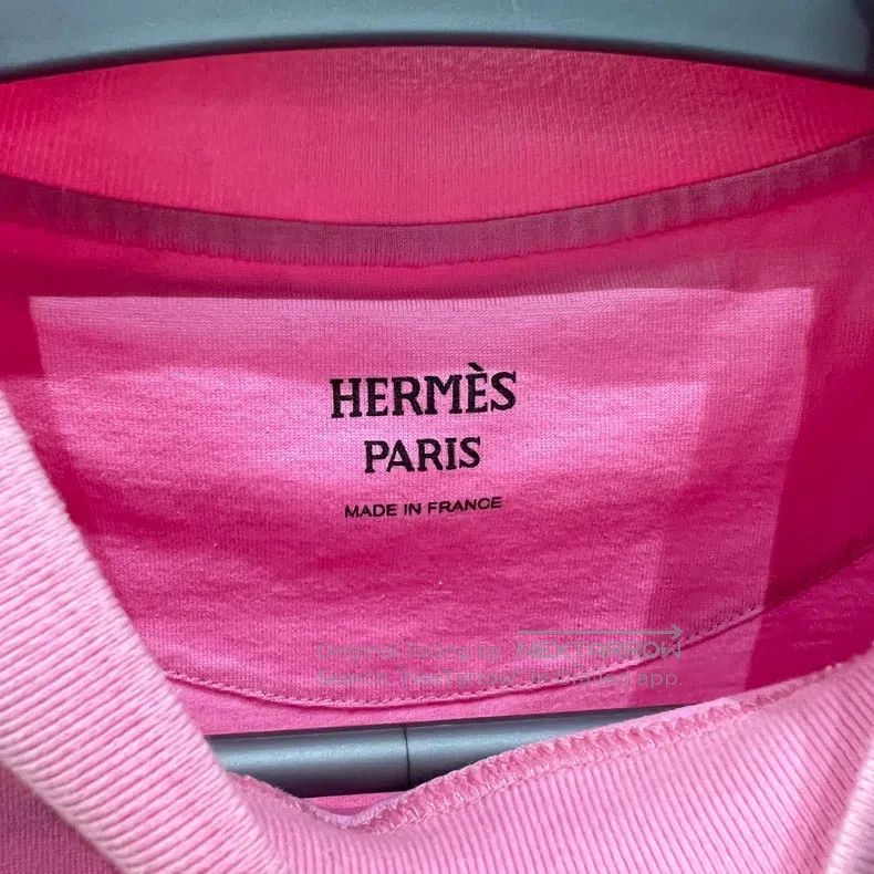 Hermes Hermes Pink Classic Pig Nose Printed T-shirt Size XXS / US 00 / IT 34 - 3 Thumbnail