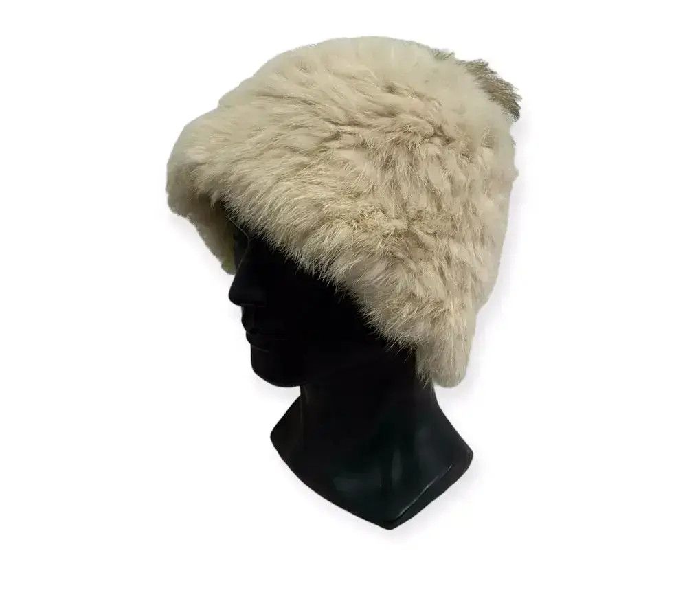 Japanese Brand Japanese Brand Fur Fleece Beanie Hat Size ONE SIZE - 1 Thumbnail
