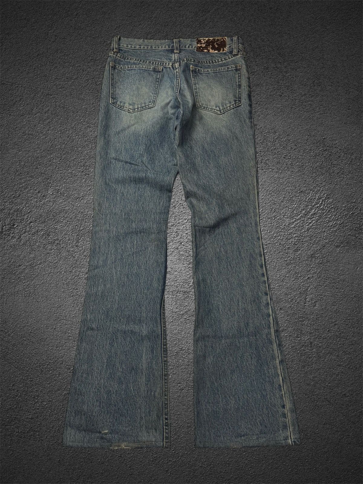 Le Grande Bleu (L.G.B.) Shellac Flare Denim Size US 29 - 2 Thumbnail