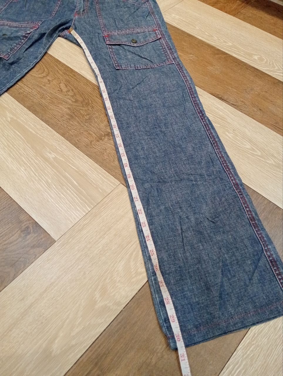 Japanese Brand ANNA SUI 6 POCKET DENIM BUSH PANTS - SIZE 2 Size US 29 - 12 Thumbnail