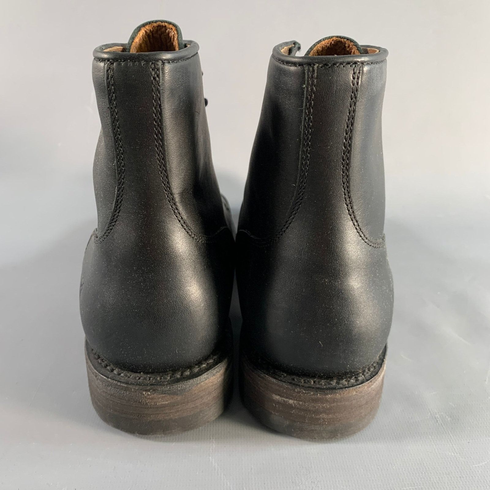 Frye FRYE Size 8.5 Black Leather Lace Up Boots Size US 8.5 / EU 41-42 - 3 Thumbnail