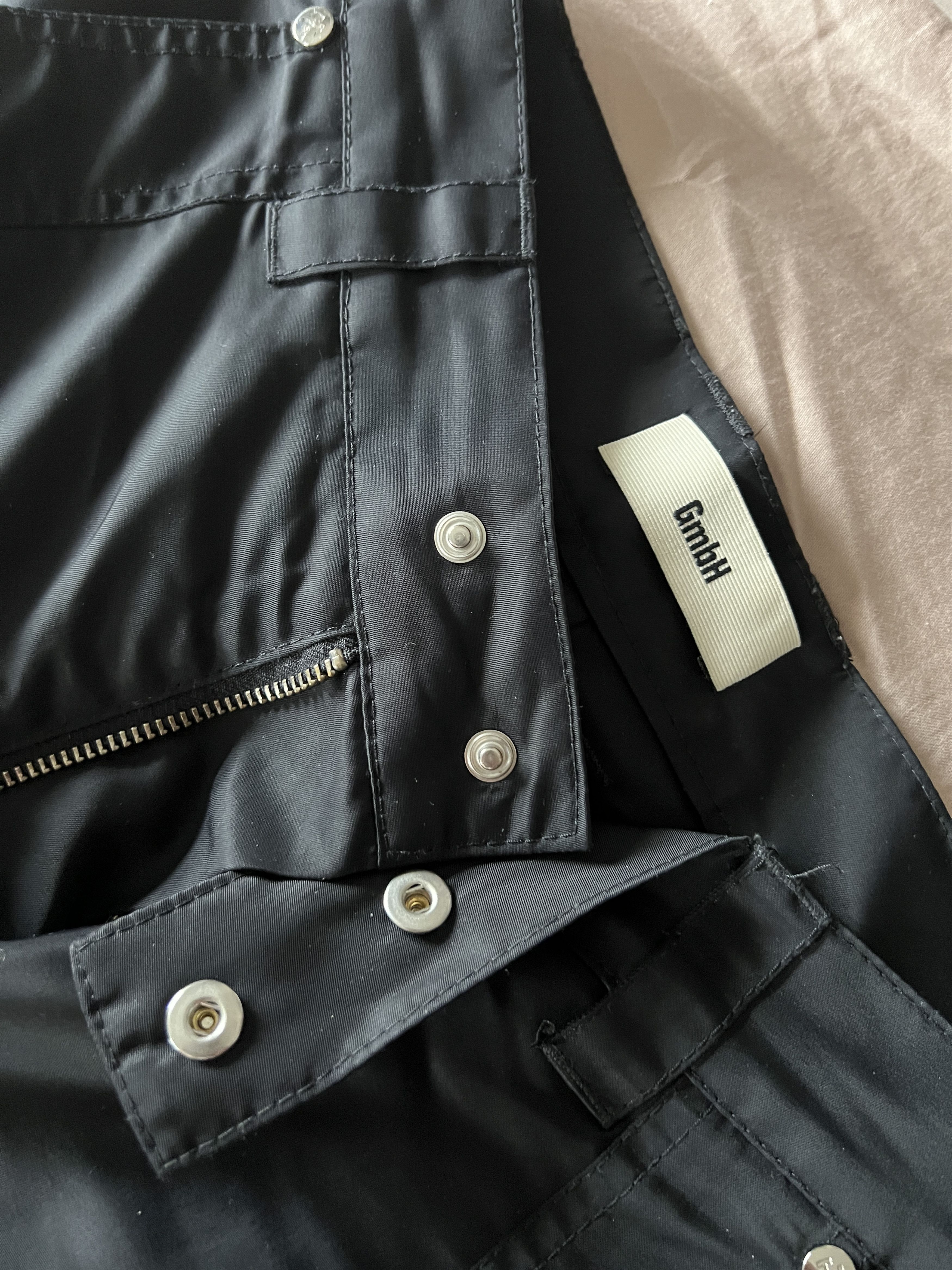 GmbH GmbH Biker Trousers with Exposed Zips in Black Size US 28 / EU 44 - 2 Thumbnail