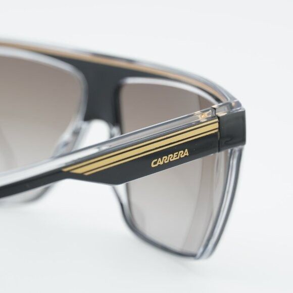 Carrera CARRERA 22/N 02M2 HA Sunglasses Black/Gold Shield Frame Size ONE SIZE - 6 Thumbnail
