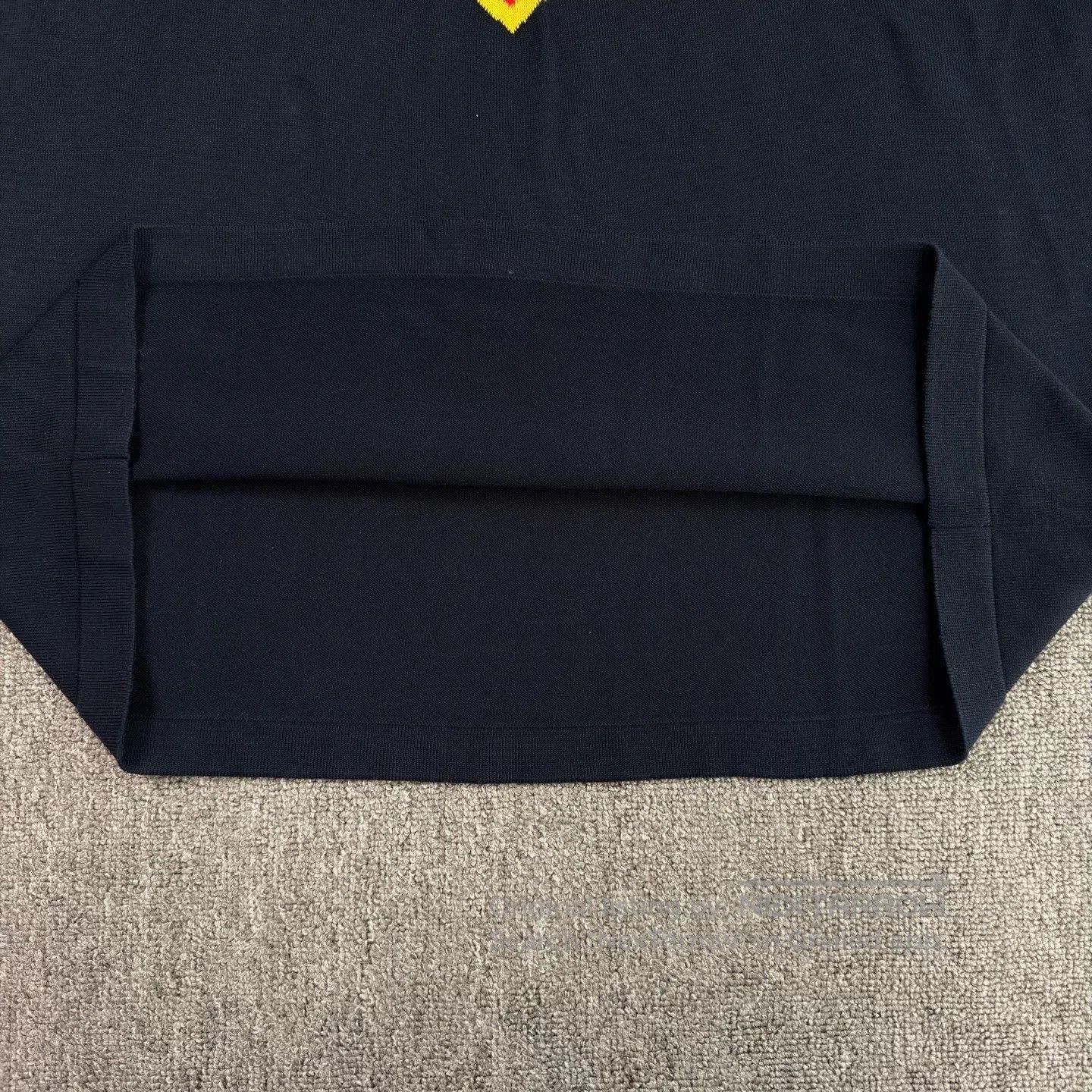 Louis Vuitton LV Nigo Heart Pattern Navy Knit Tee. Size US XL / EU 56 / 4 - 7 Thumbnail