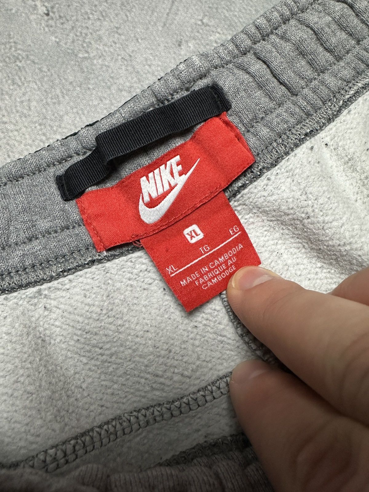 Nike Grey Nike AIR Cotton Fleece Suit Oversize Drill Track Suit Size US XL / EU 56 / 4 - 21 Thumbnail