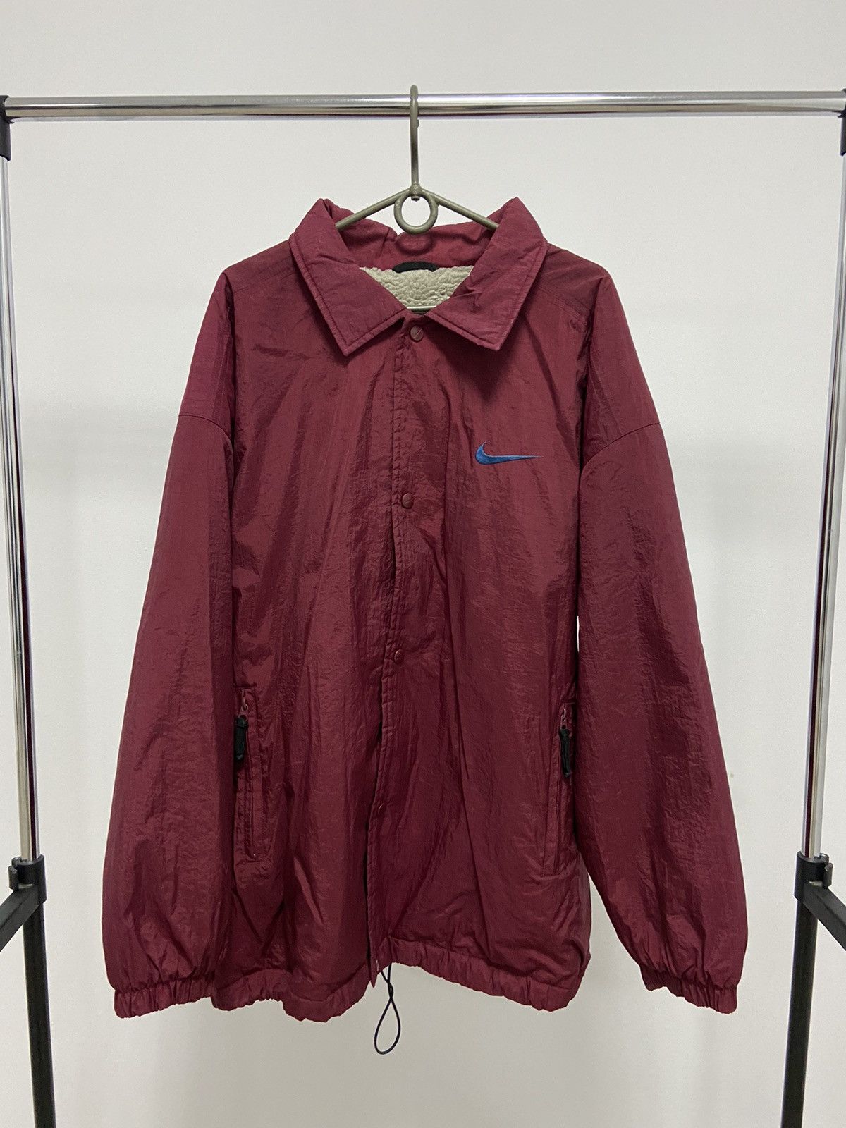 Nike × Vintage Nike Nylon Jacket Vintage Small Swoosh Embroidered Big Logo Size US L / EU 52-54 / 3 - 2 Thumbnail