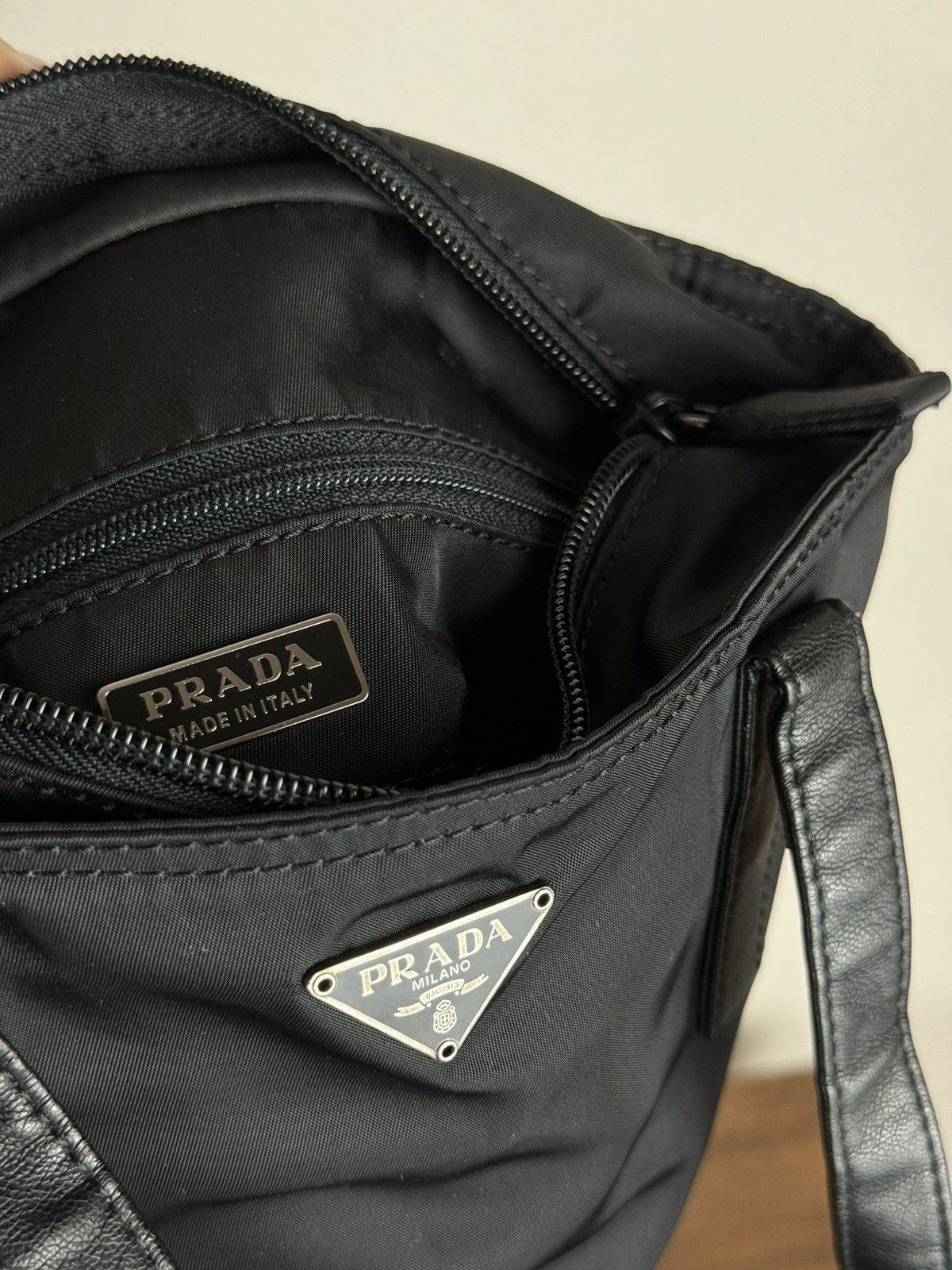 Prada Blach nylon shopper bag Prada original casual item Size ONE SIZE - 8 Thumbnail