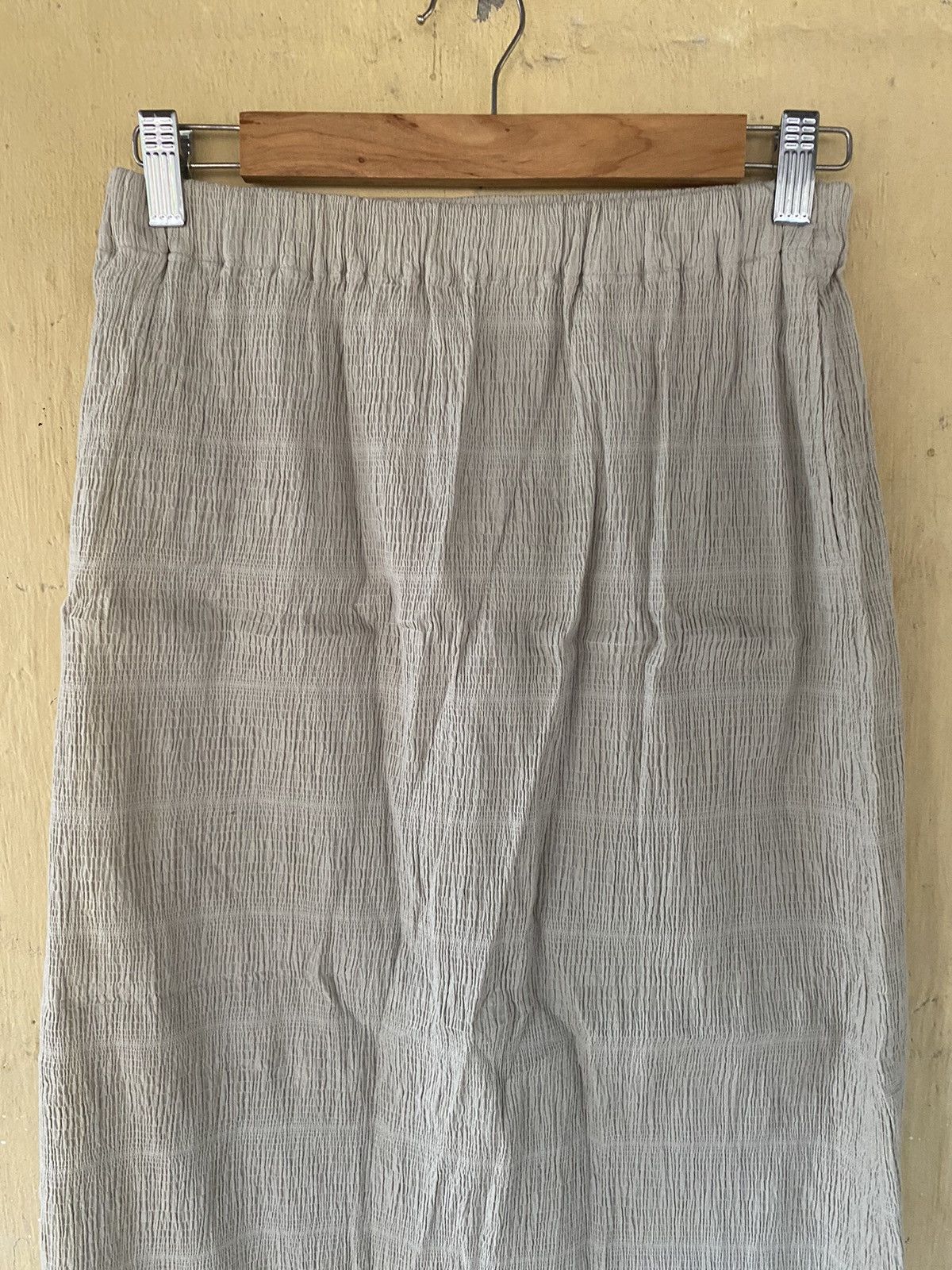 Issey Miyake Issey Miyake Plantation Midi Skirt Japanese Brand Size 28" / US 6 / IT 42 - 3 Thumbnail