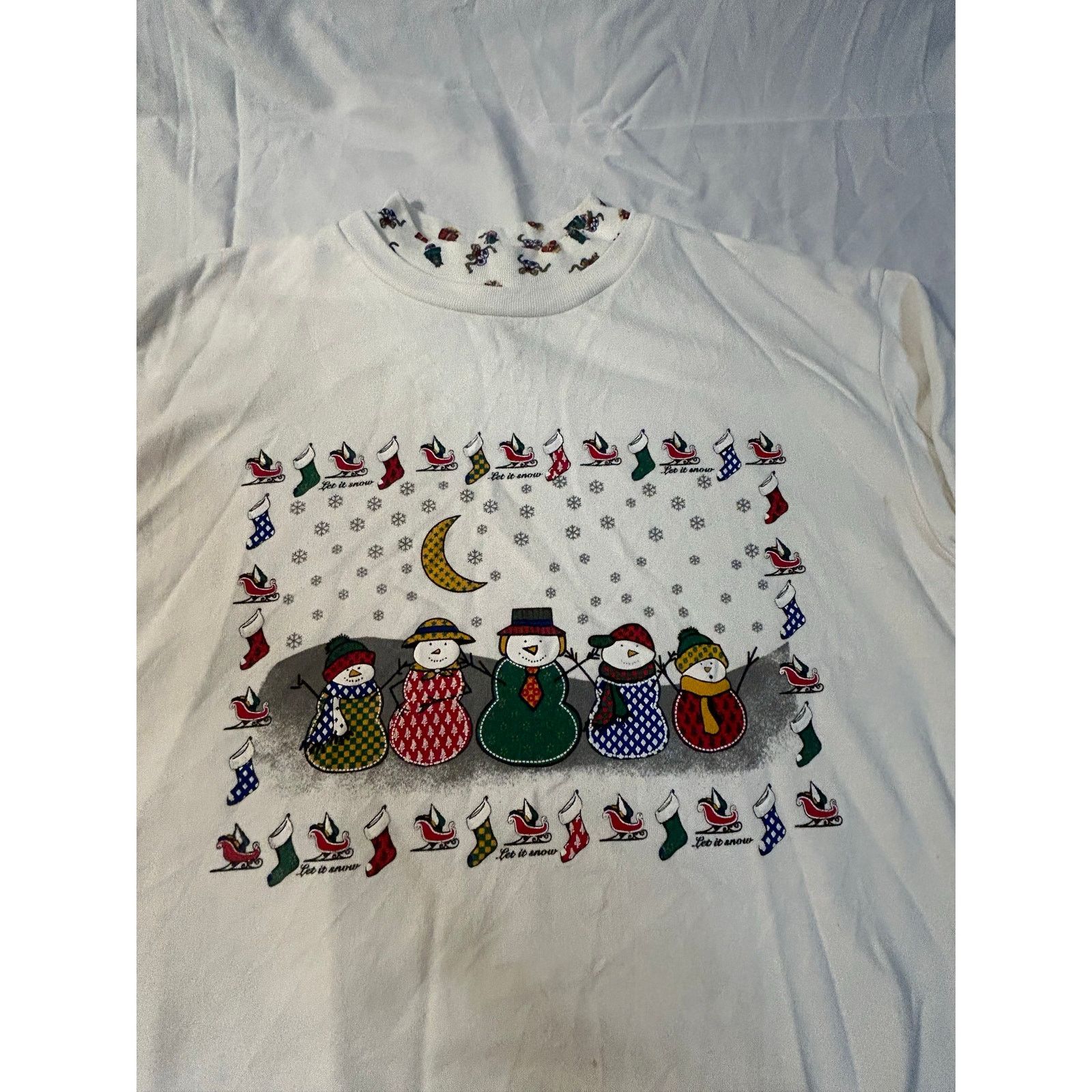 Other Vintage Act III Holiday Sweatshirt Festive Women’s Size M Size M / US 6-8 / IT 42-44 - 3 Thumbnail