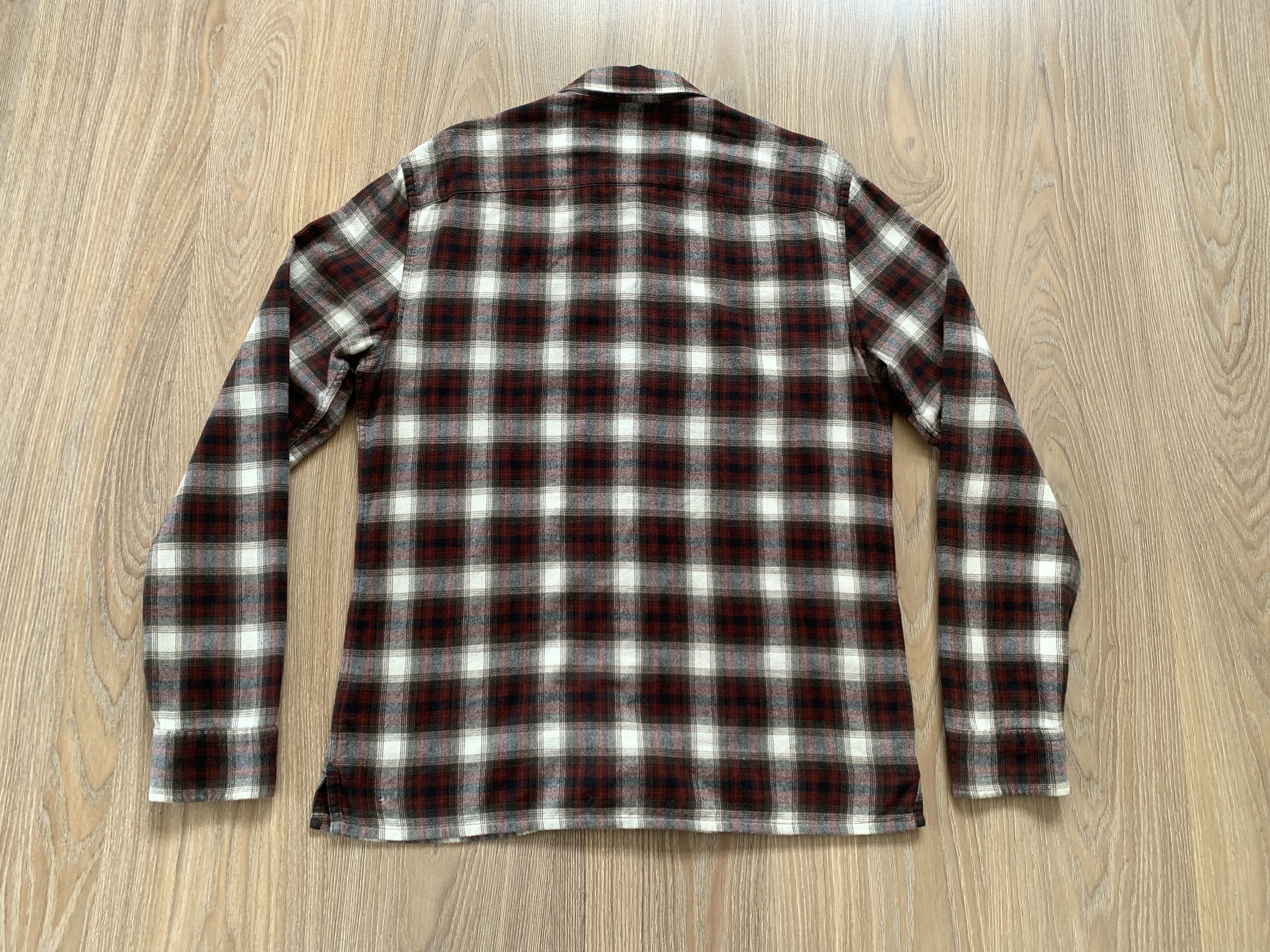 Allsaints Allsaints Redondo Cotton Long Sleeve Flannel Plaid Shirt Size US M / EU 48-50 / 2 - 4 Thumbnail