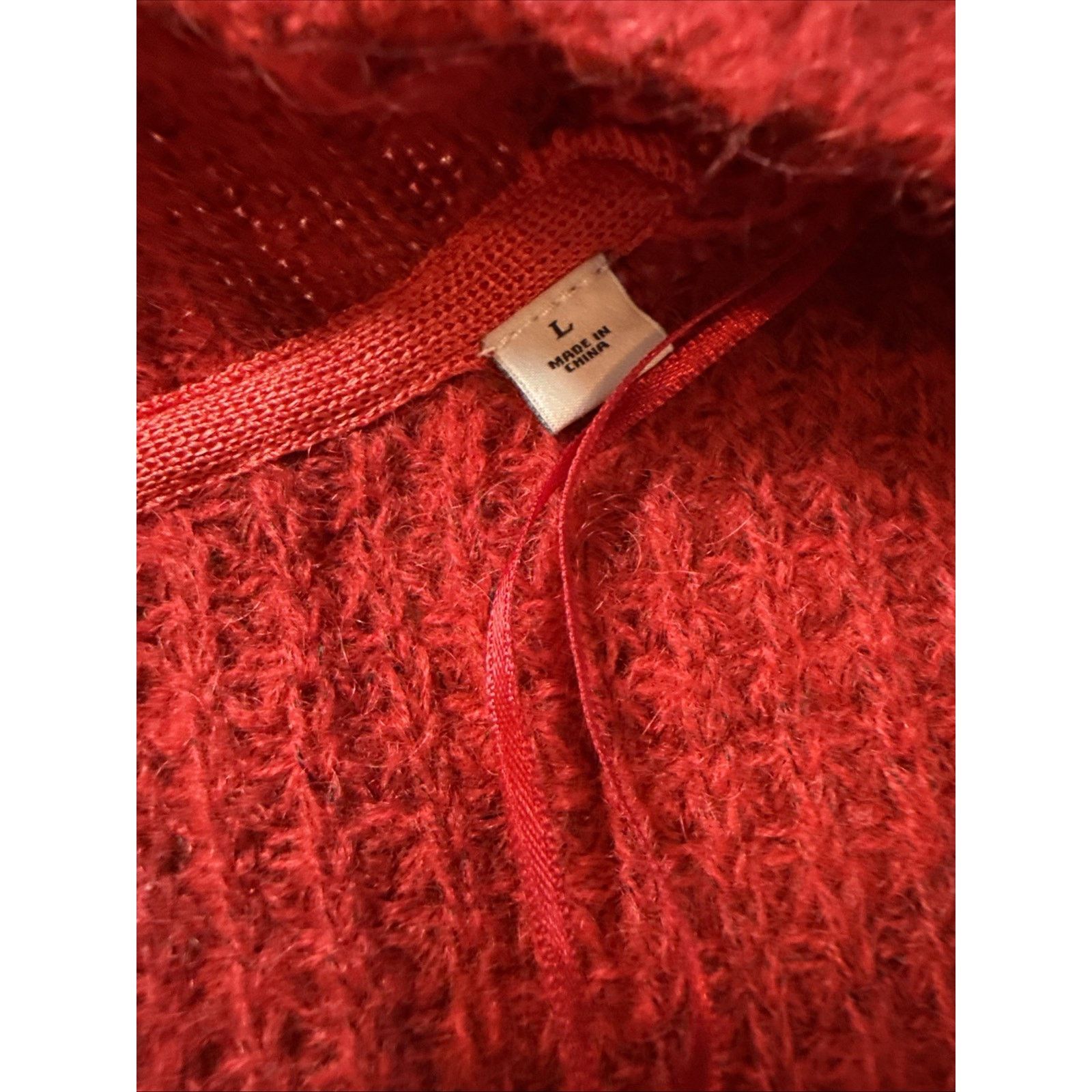 Scotch & Soda Scotch & Soda V-Neck Cozy Oversized Luxe Wool Mohair Blend Size L / US 10 / IT 46 - 7 Thumbnail