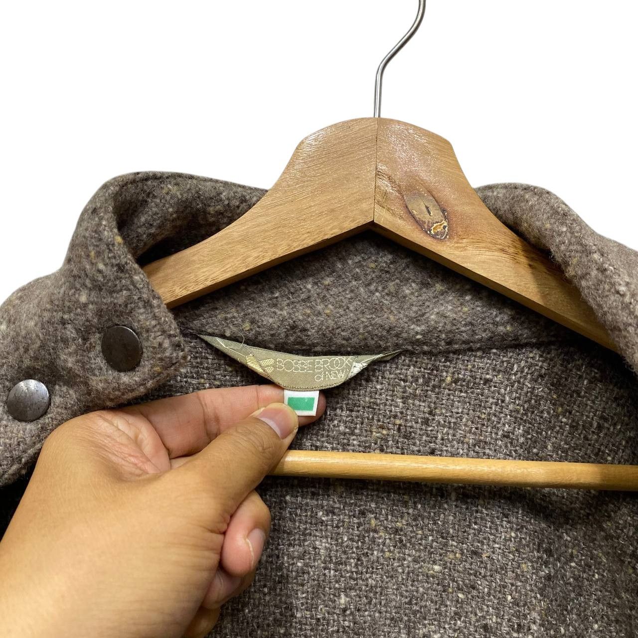 Japanese Brand YOHJI YAMAMOTO STYLE BOBBIE BROOKS N.YORK SCARF COAT WOOL Size US M / EU 48-50 / 2 - 7 Thumbnail