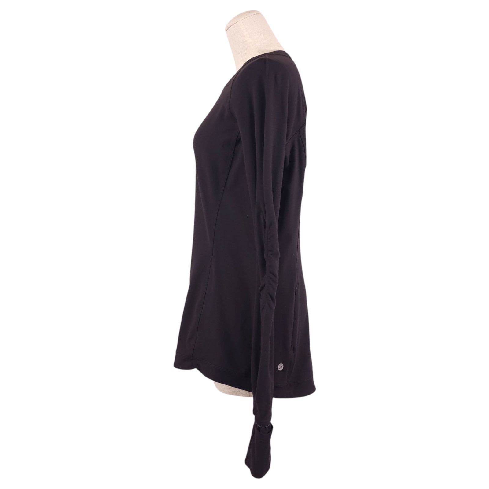 Lululemon Lululemon Runderful Long Sleeve Black Sz 10 Size L / US 10 / IT 46 - 2 Thumbnail