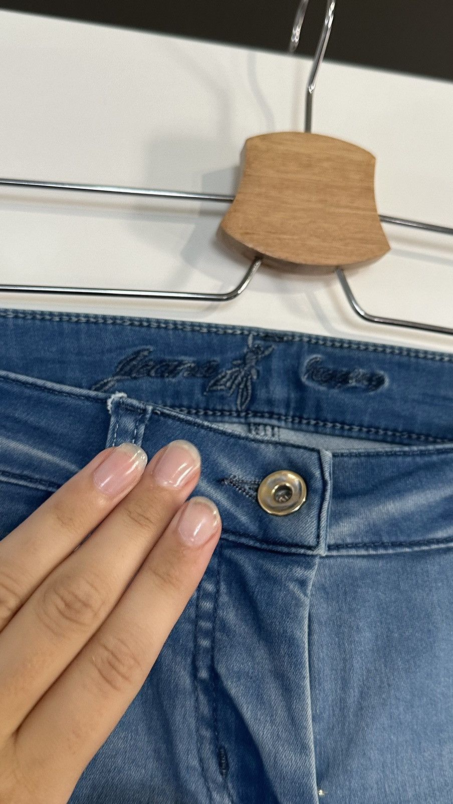 Vintage SKINNY JEANS - VINTAGE Size 30" / US 8 / IT 44 - 3 Thumbnail